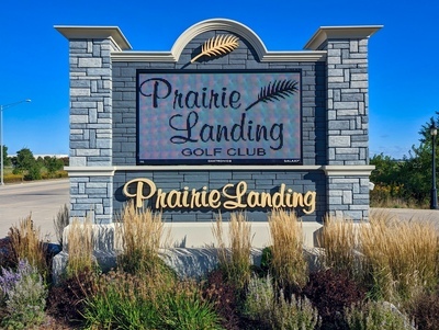 Prairie Landing Golf Club Entrance Sign