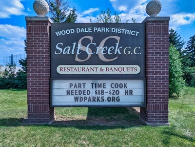 Salt Creek Golf Club Entrance Sign