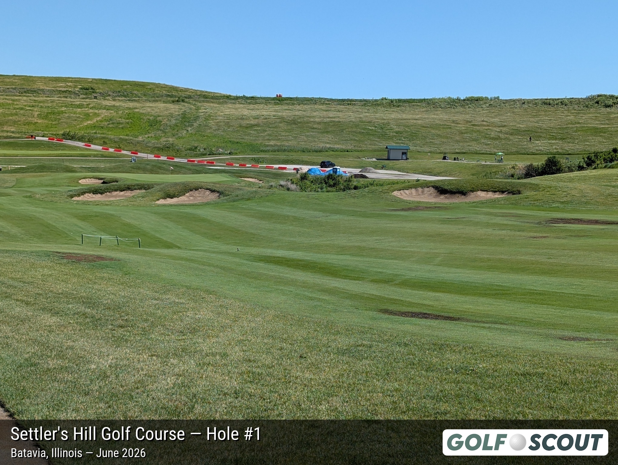 Hole 1 at Settler's Hill Golf Course