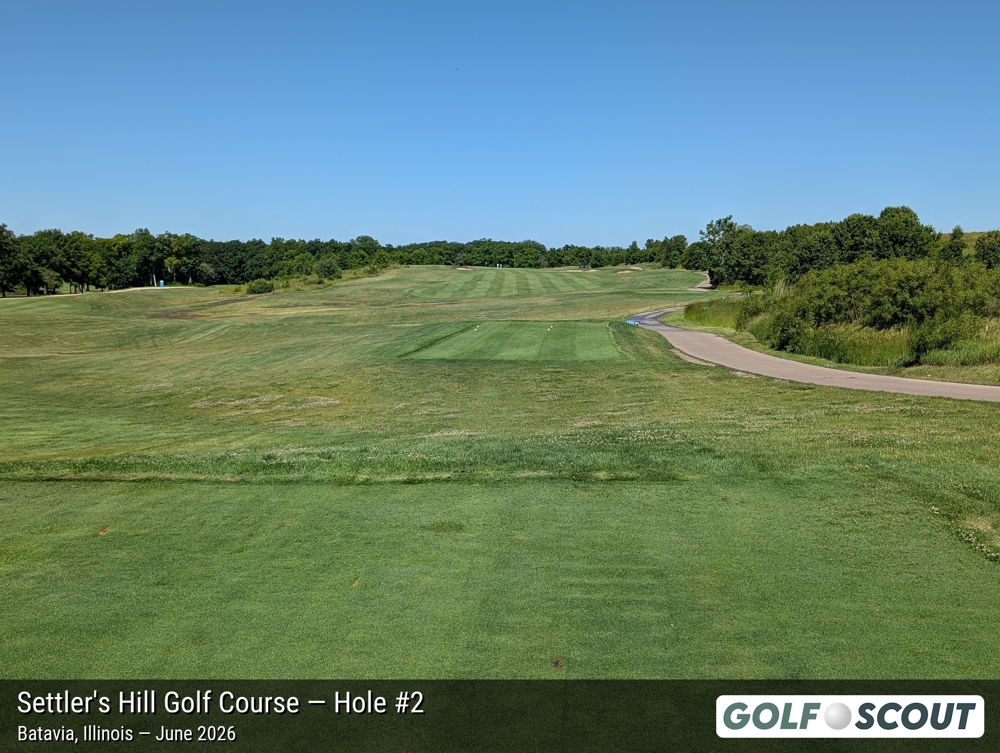 Hole 2 at Settler's Hill Golf Course