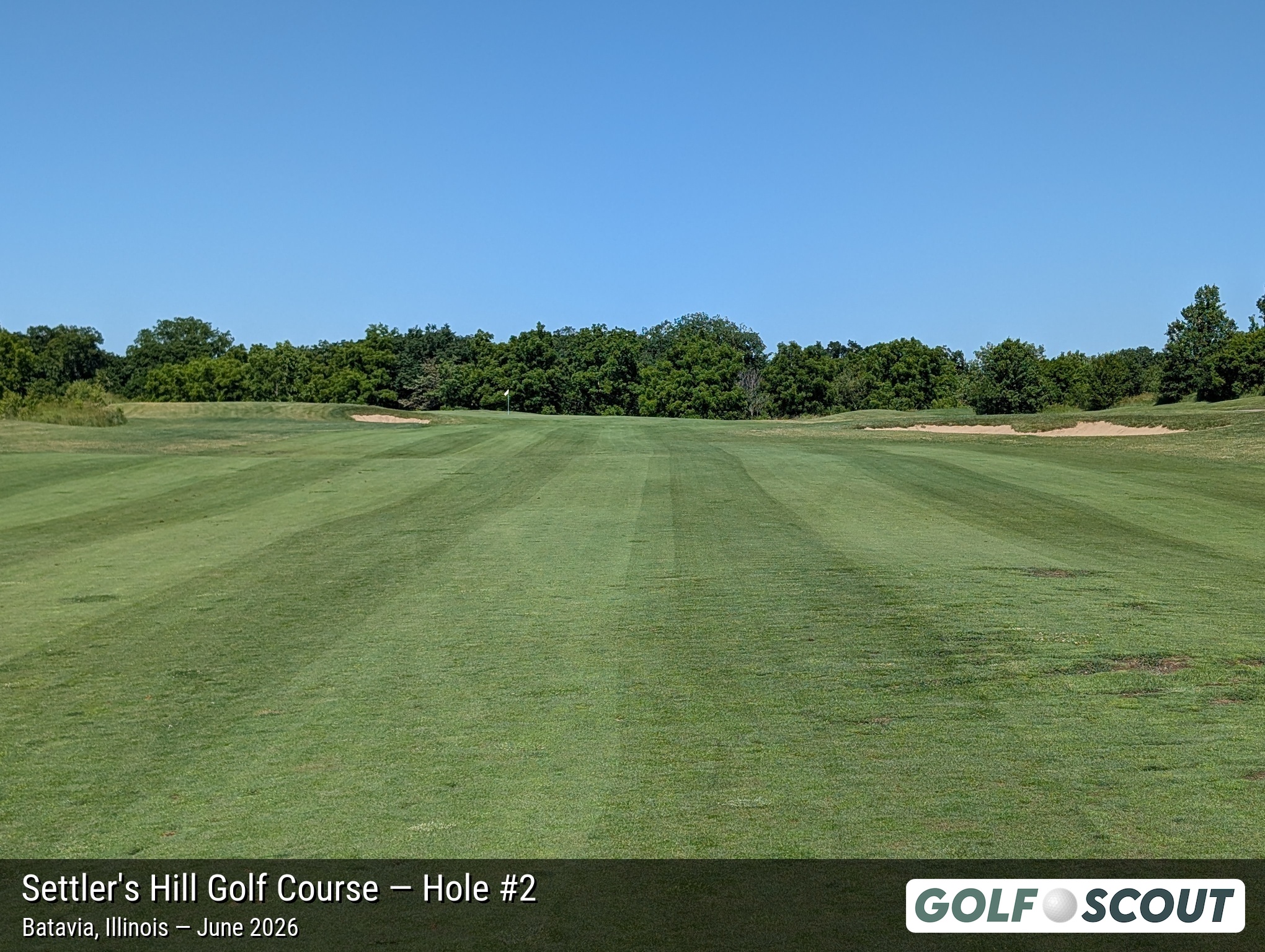 Hole 2 at Settler's Hill Golf Course