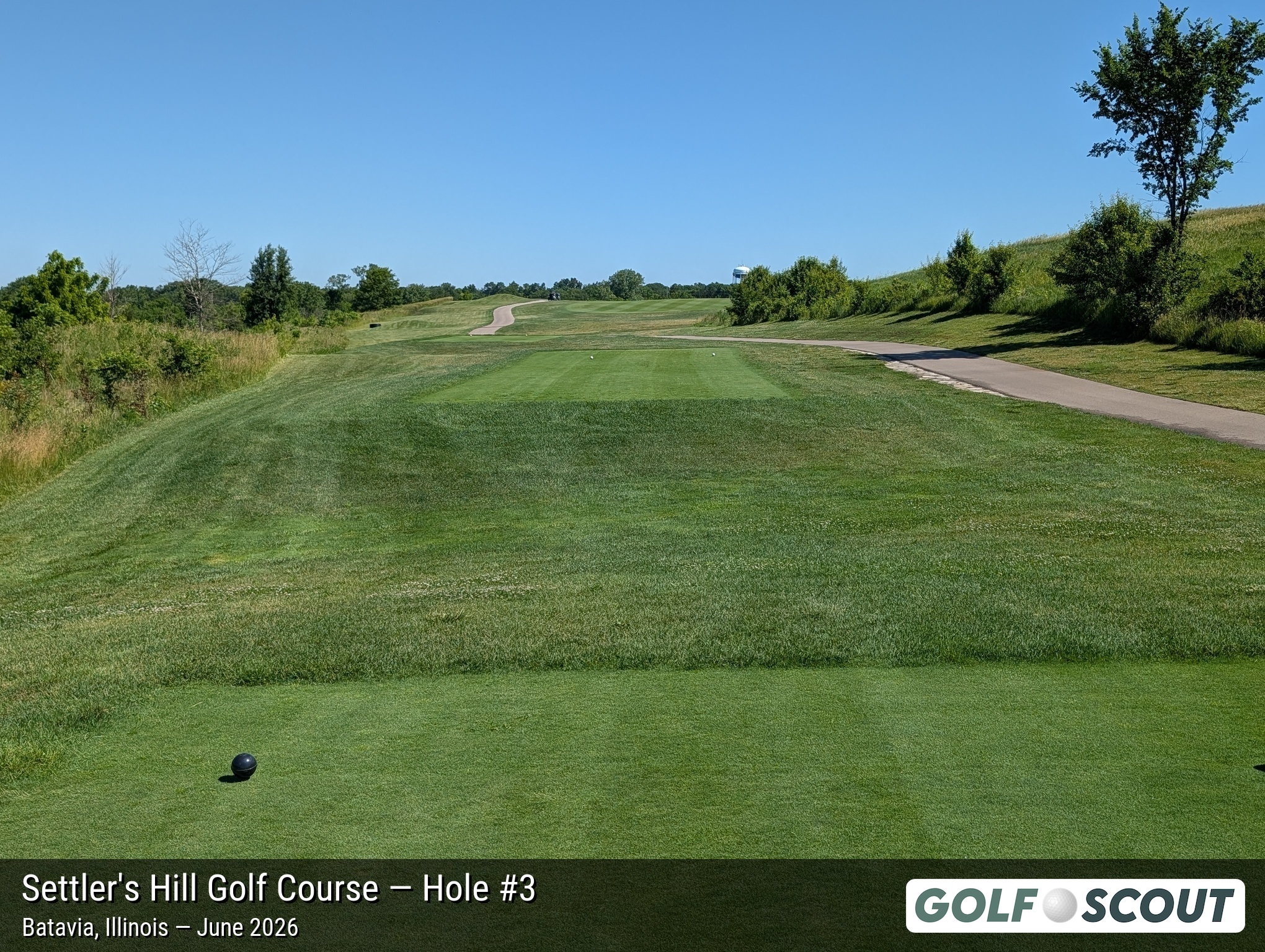Hole 3 at Settler's Hill Golf Course