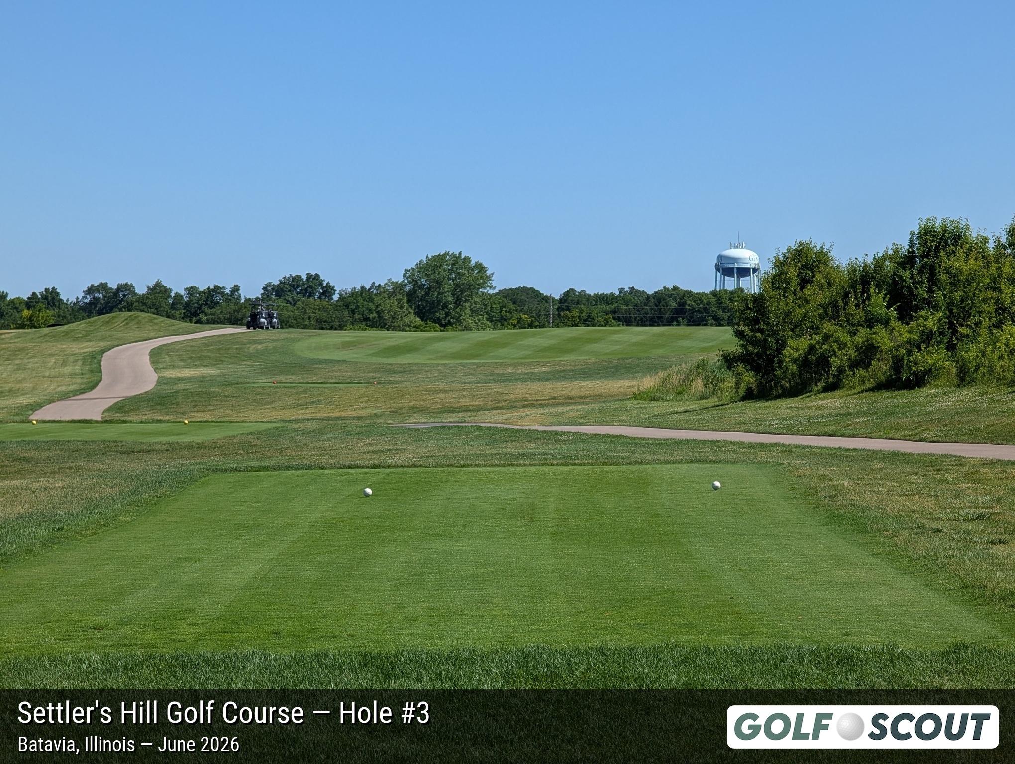 Hole 3 at Settler's Hill Golf Course