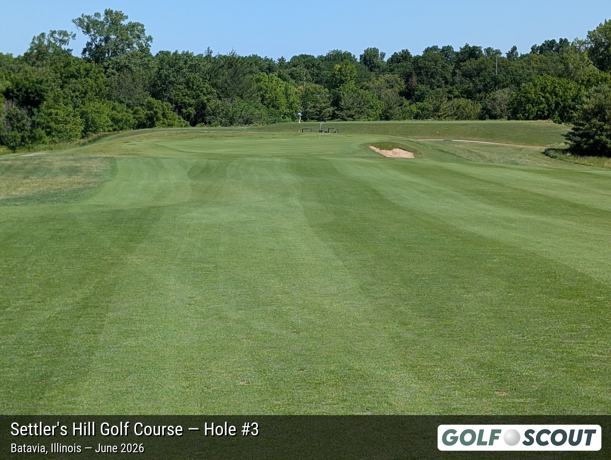Hole 3 at Settler's Hill Golf Course
