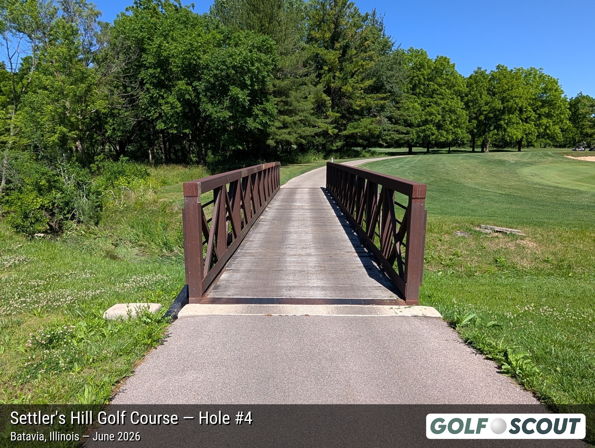 Hole 4 at Settler's Hill Golf Course