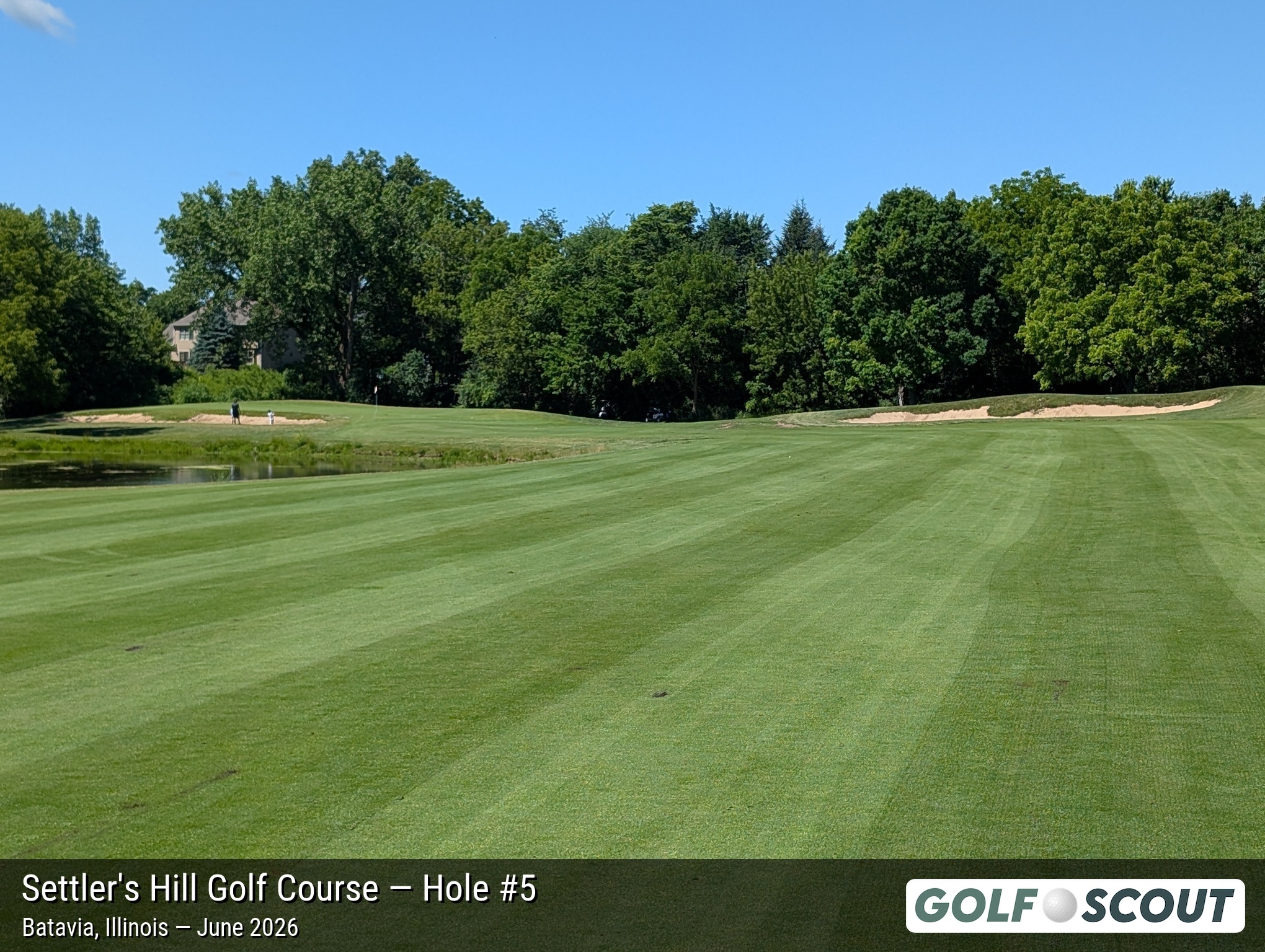 Hole 5 at Settler's Hill Golf Course