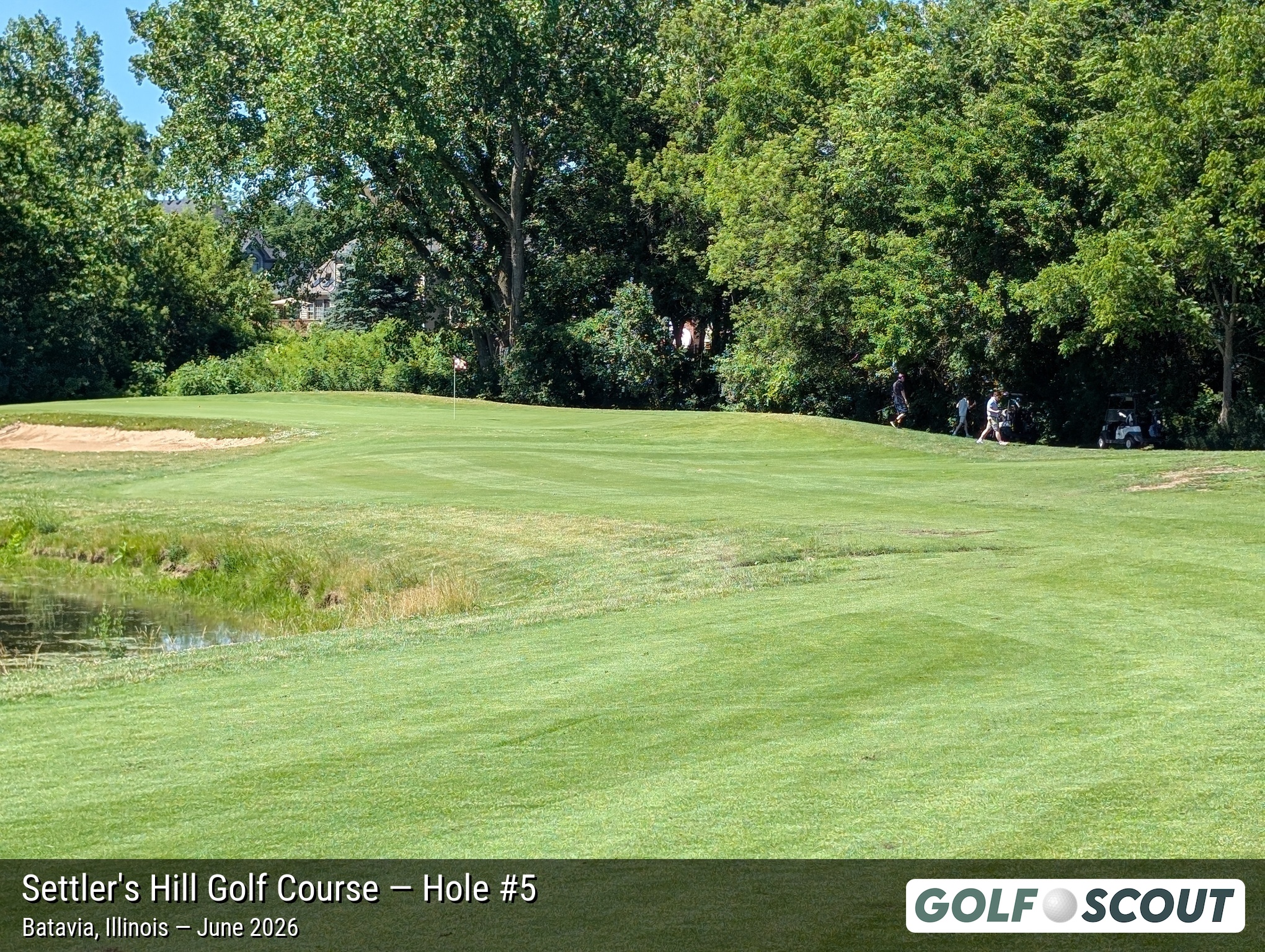 Hole 5 at Settler's Hill Golf Course