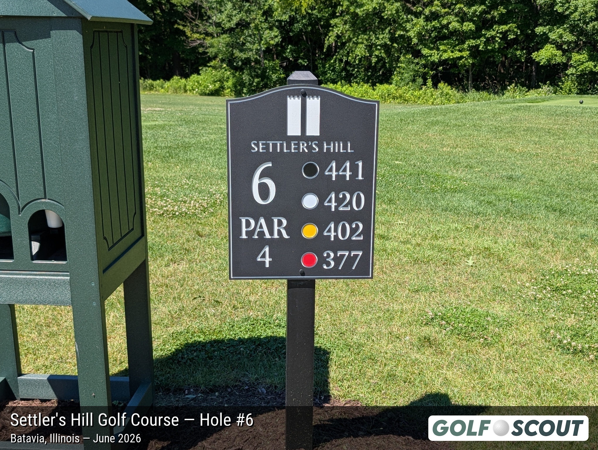 Hole 6 at Settler's Hill Golf Course