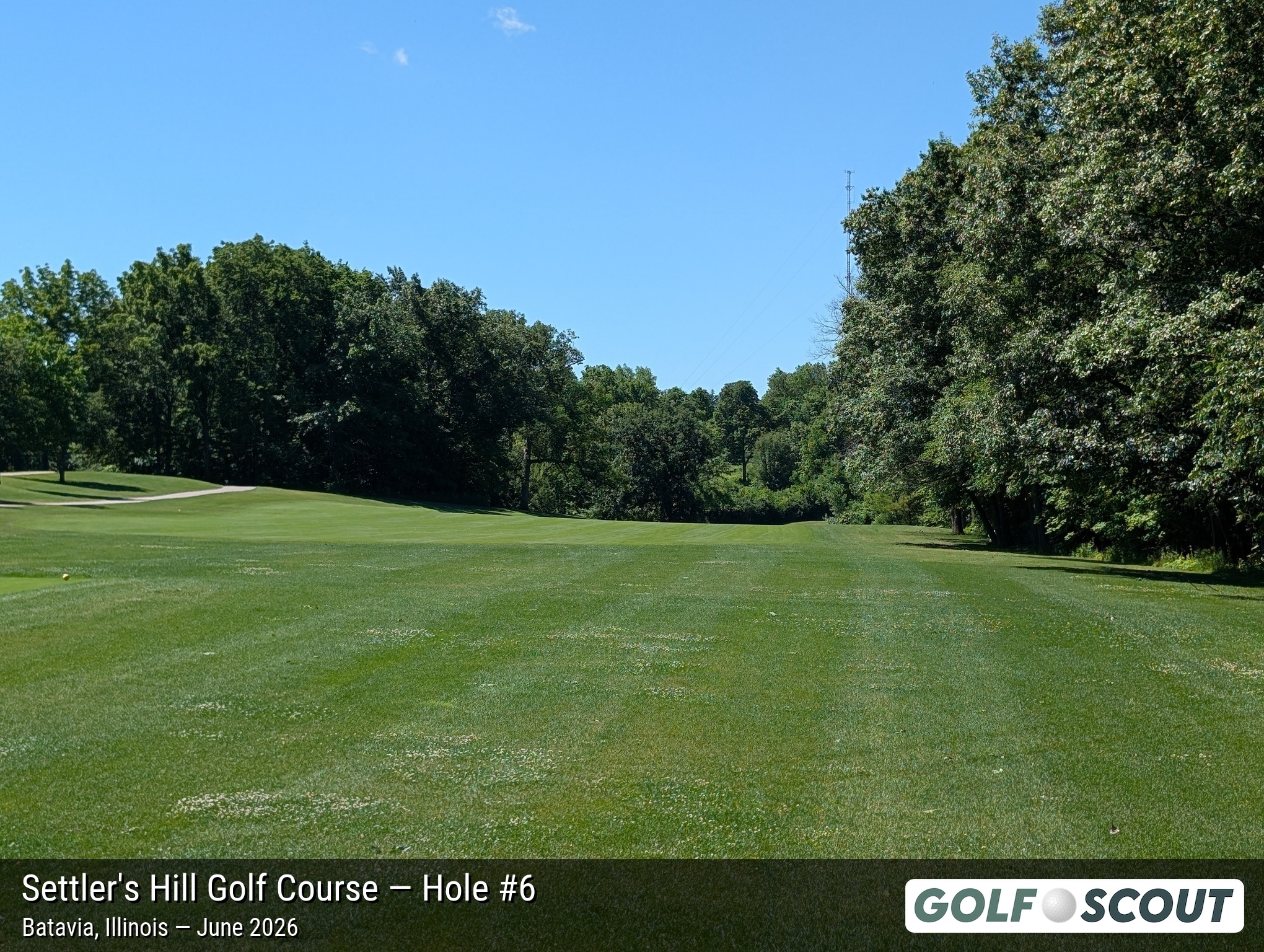 Hole 6 at Settler's Hill Golf Course