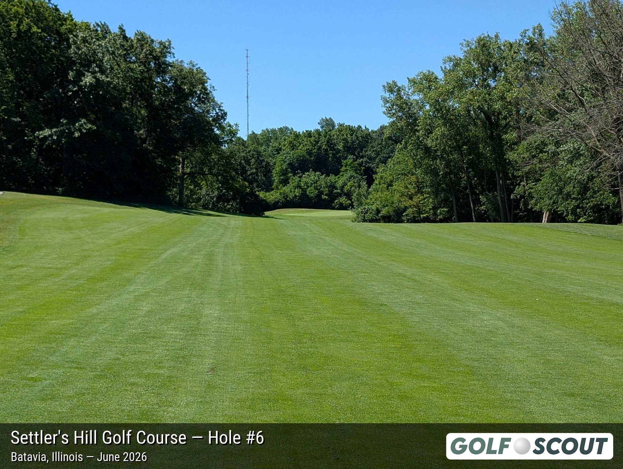 Hole 6 at Settler's Hill Golf Course
