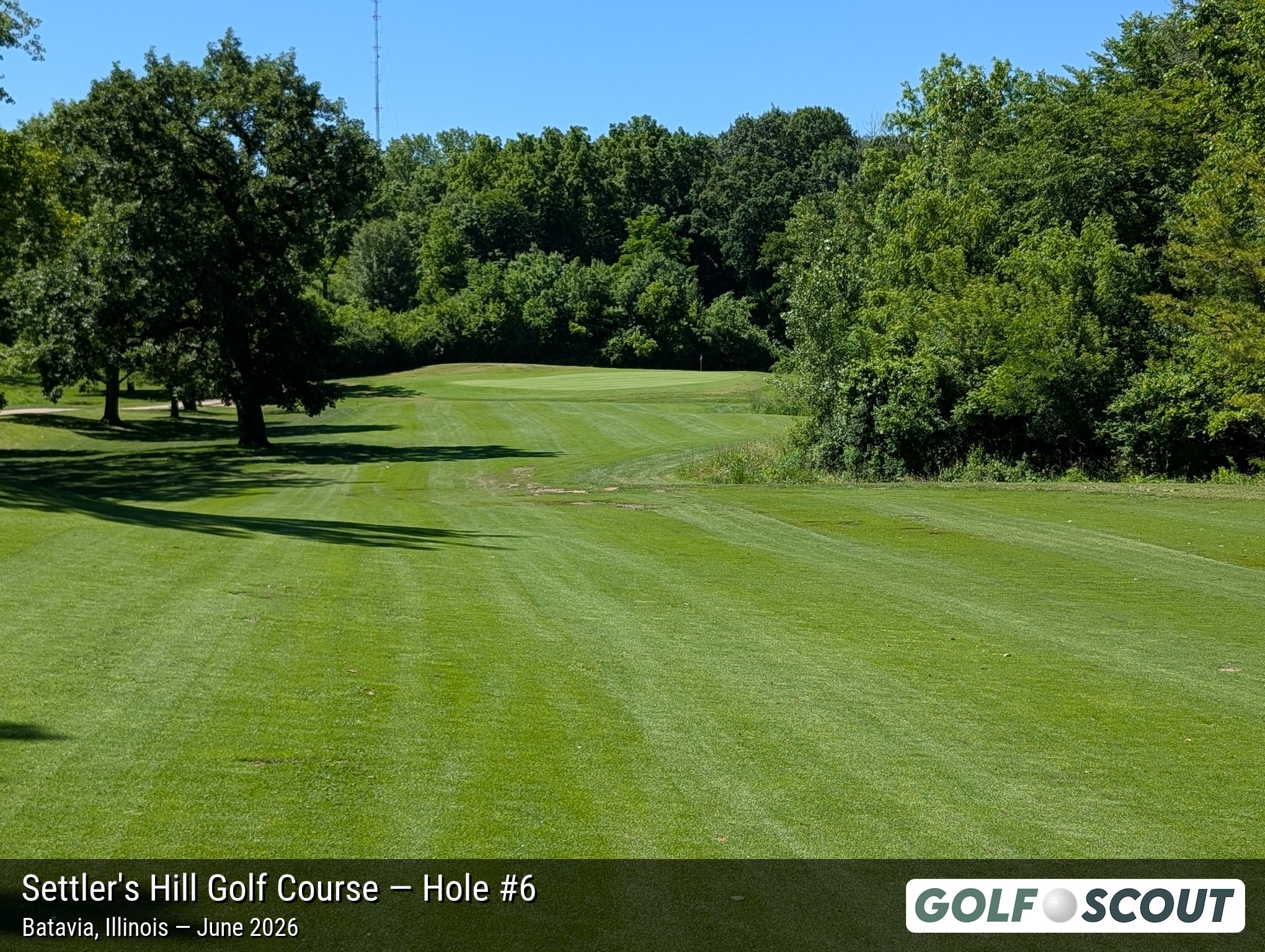 Hole 6 at Settler's Hill Golf Course