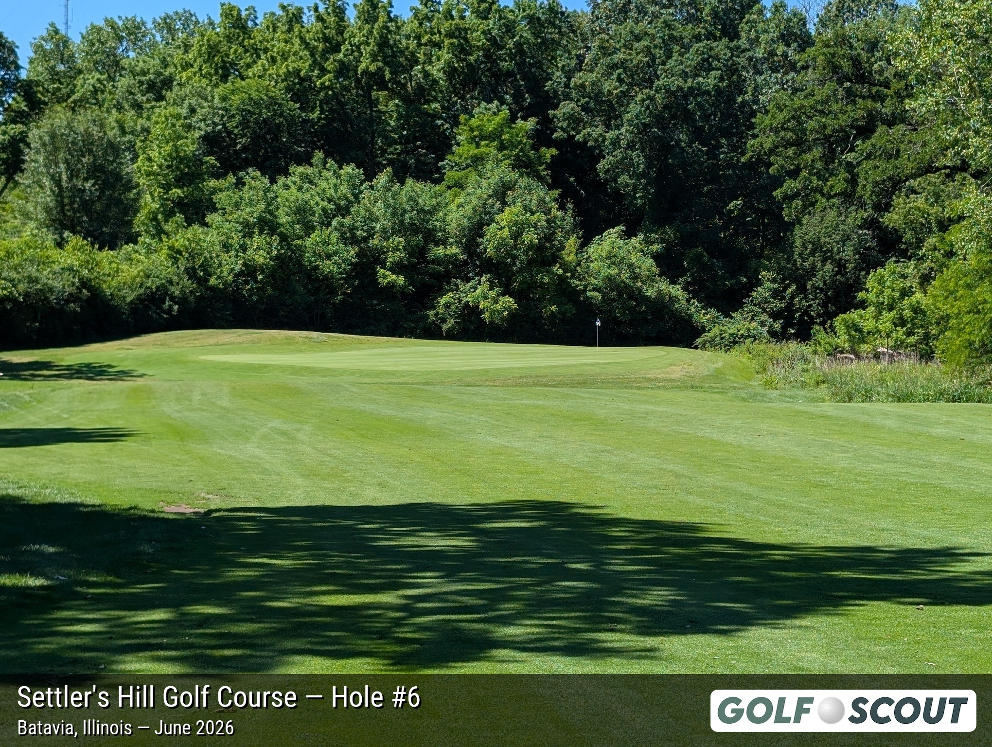 Hole 6 at Settler's Hill Golf Course