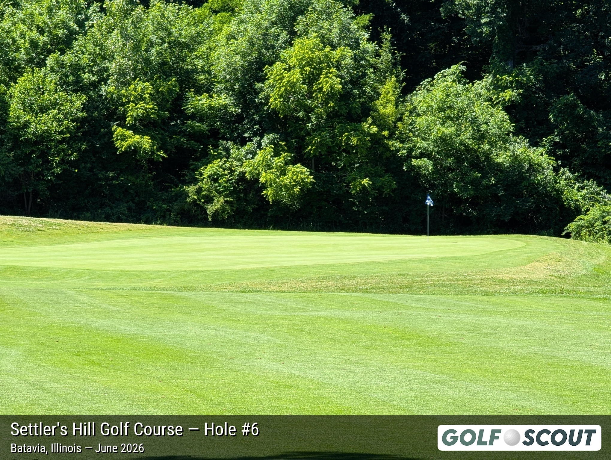 Hole 6 at Settler's Hill Golf Course