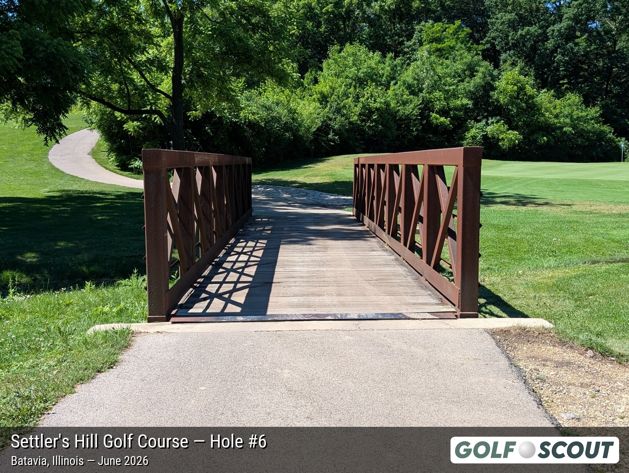 Hole 6 at Settler's Hill Golf Course