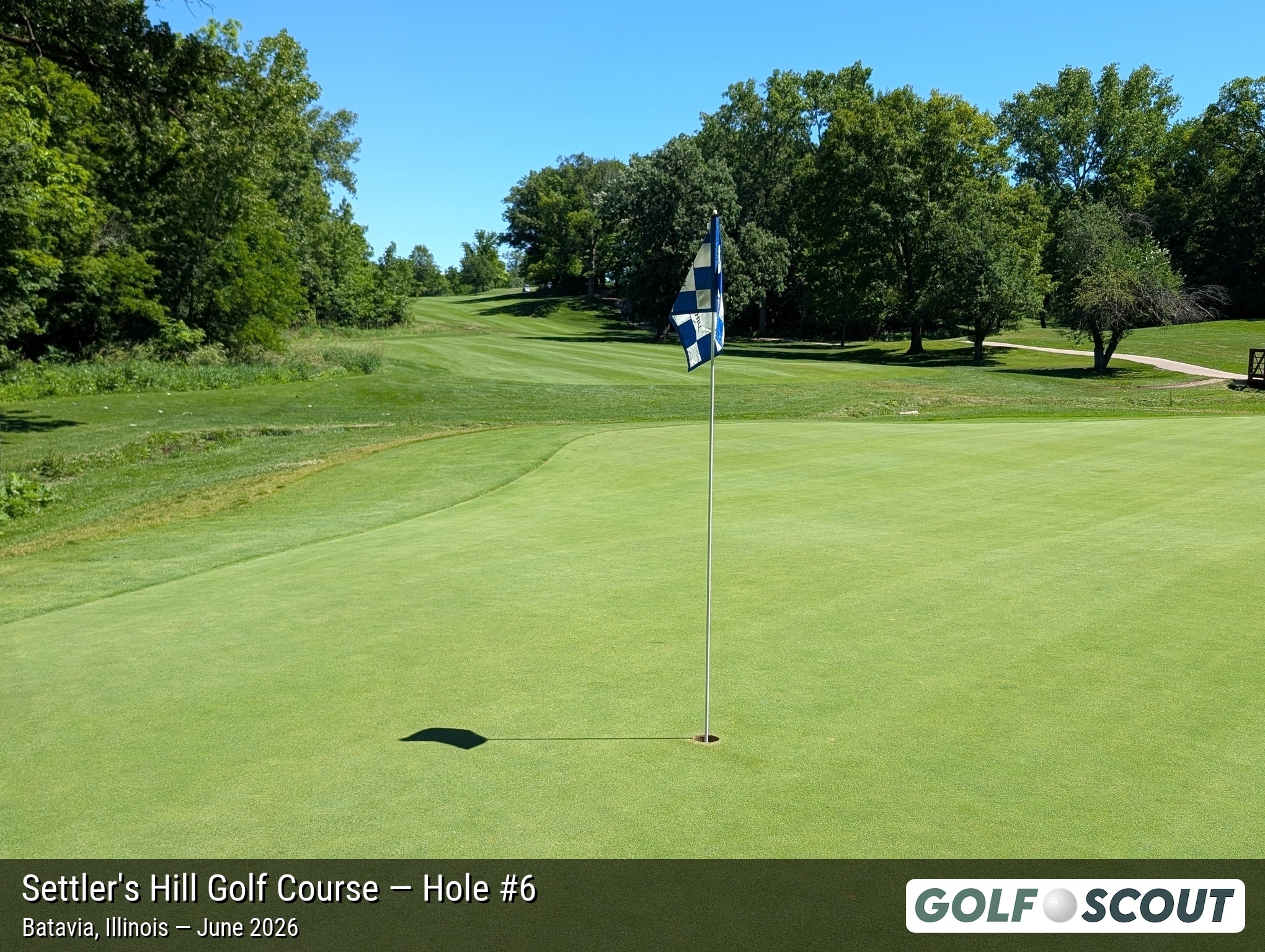 Hole 6 at Settler's Hill Golf Course