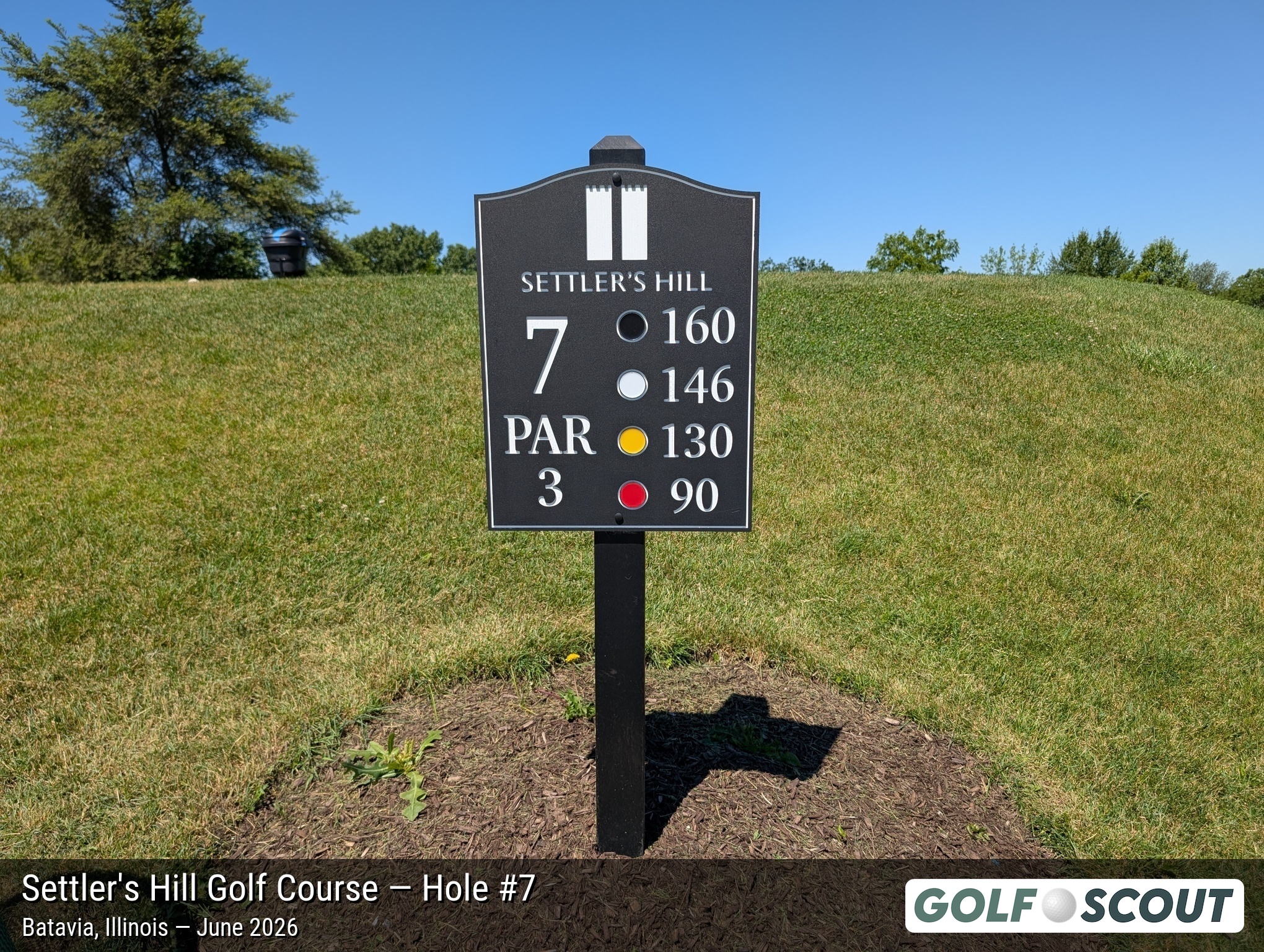 Hole 7 at Settler's Hill Golf Course