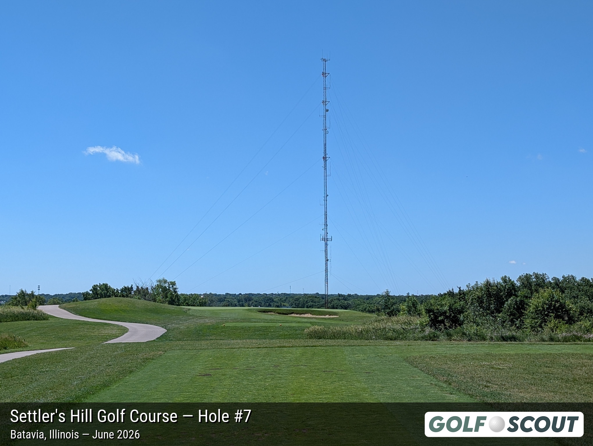 Hole 7 at Settler's Hill Golf Course