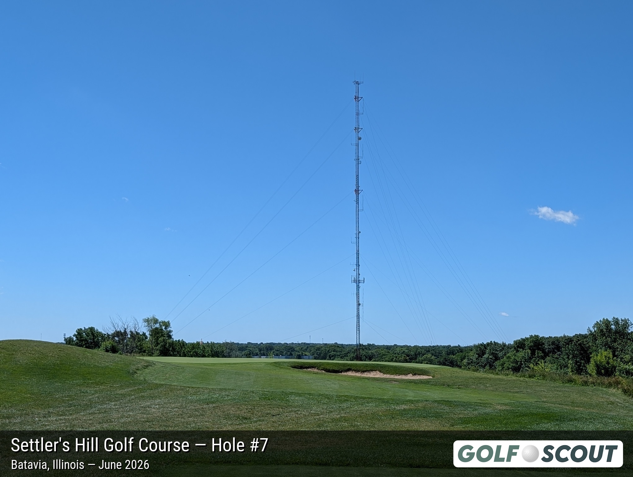 Hole 7 at Settler's Hill Golf Course