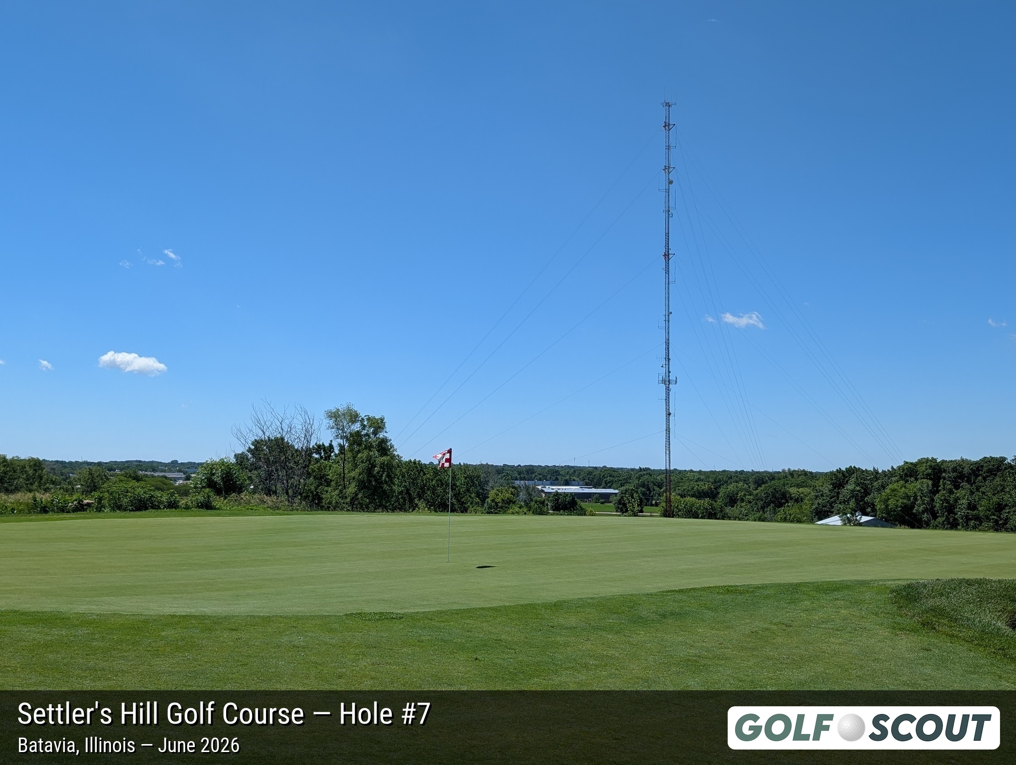 Hole 7 at Settler's Hill Golf Course