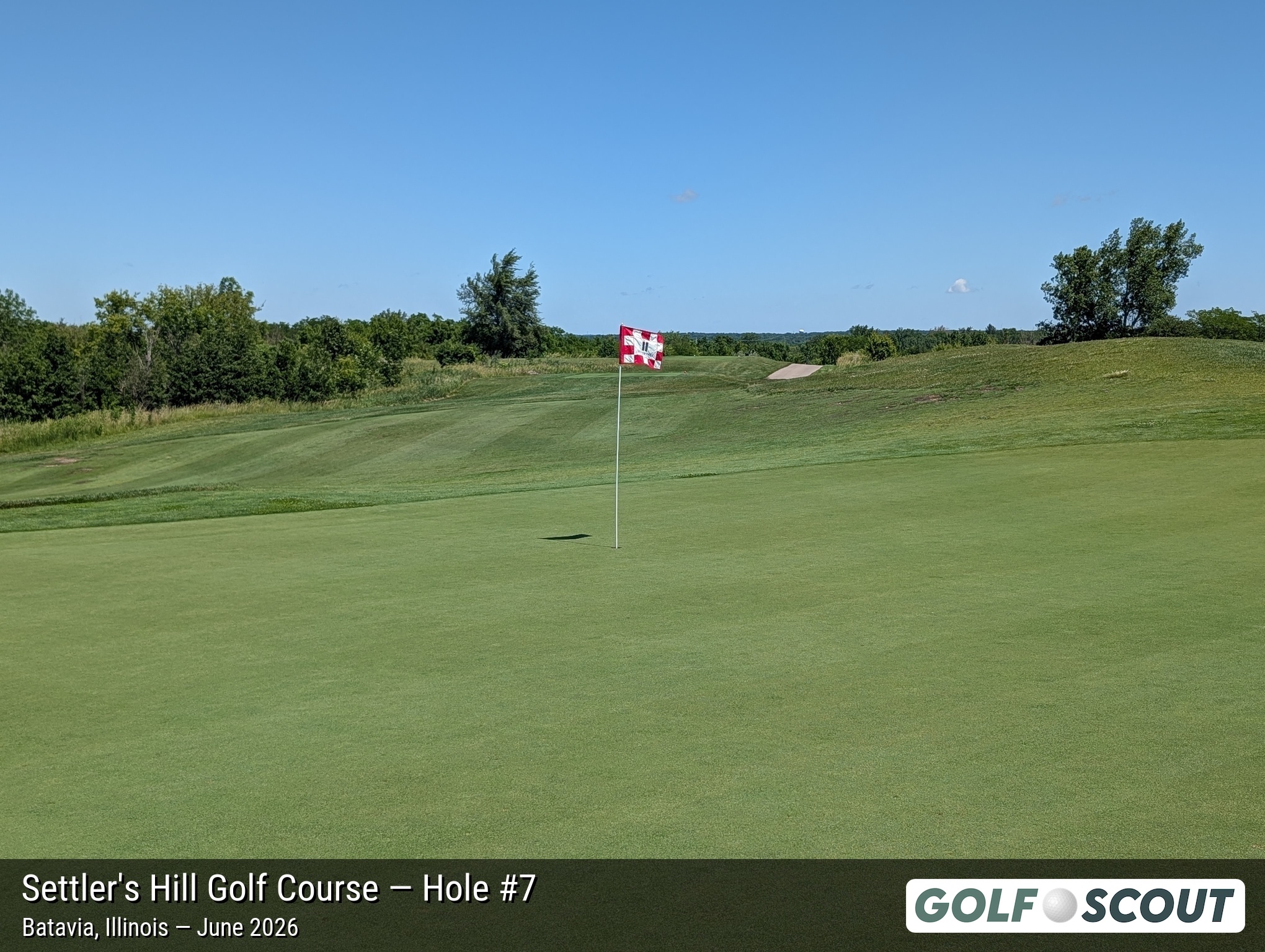 Hole 7 at Settler's Hill Golf Course