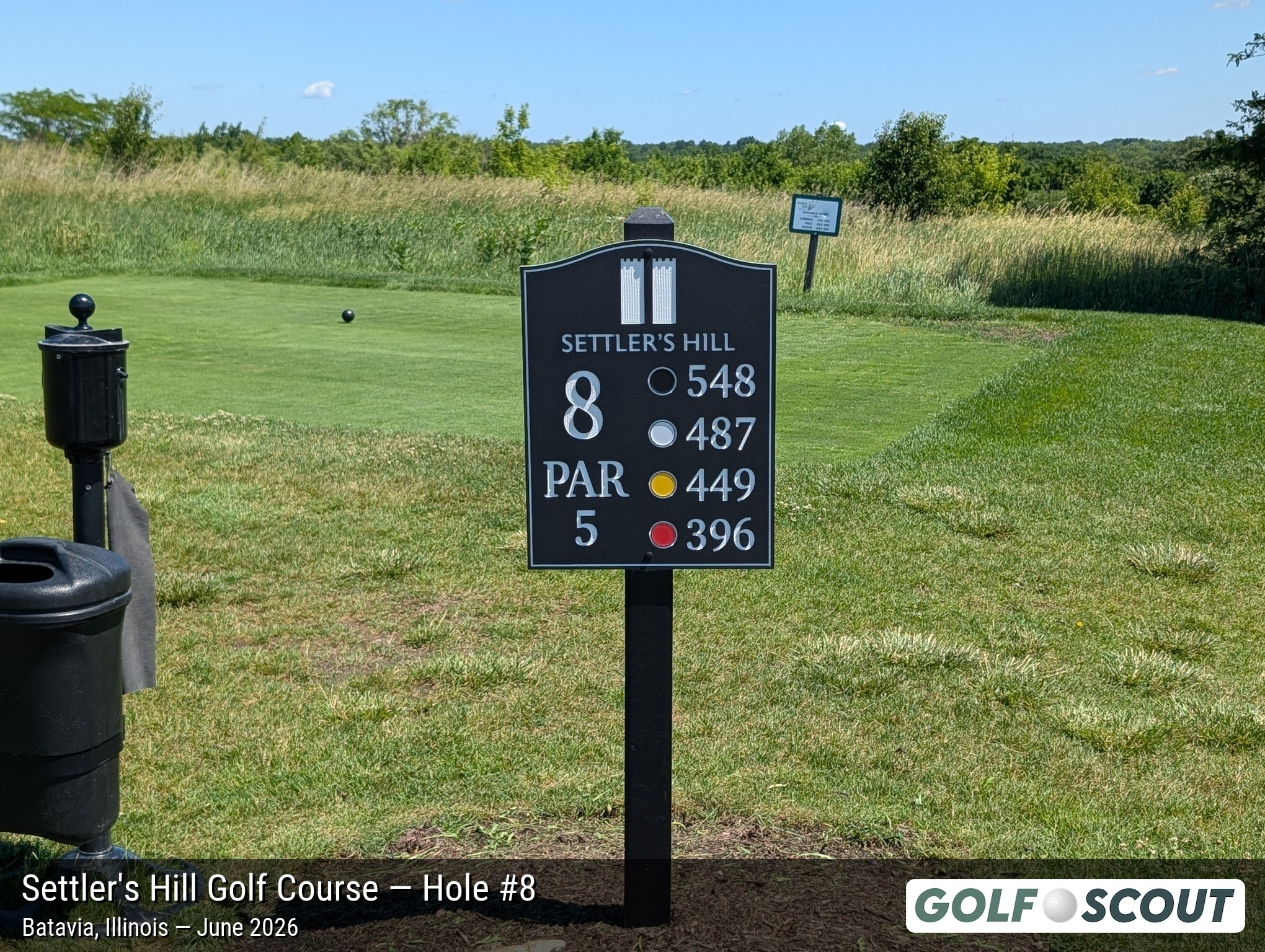 Hole 8 at Settler's Hill Golf Course
