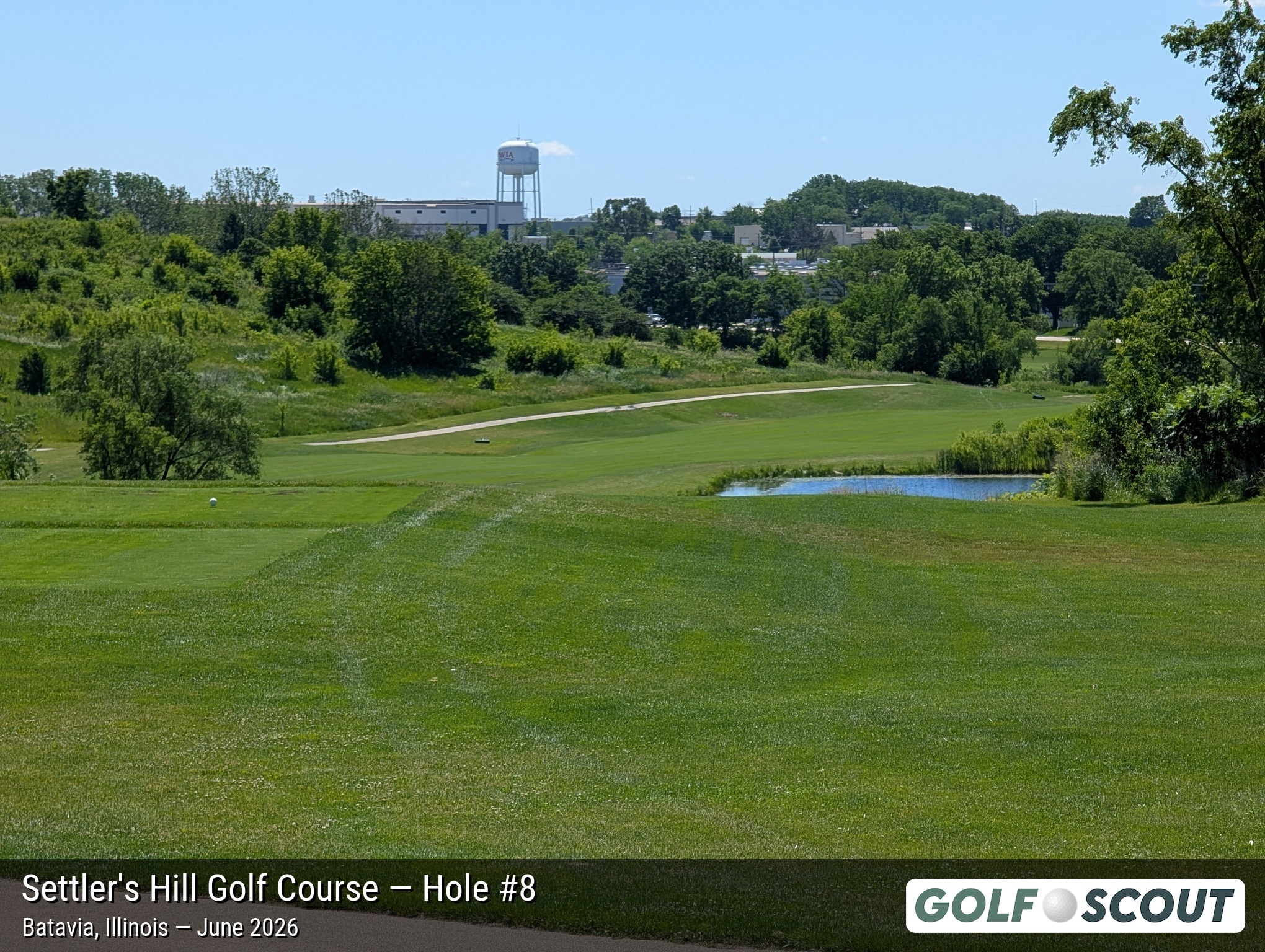 Hole 8 at Settler's Hill Golf Course