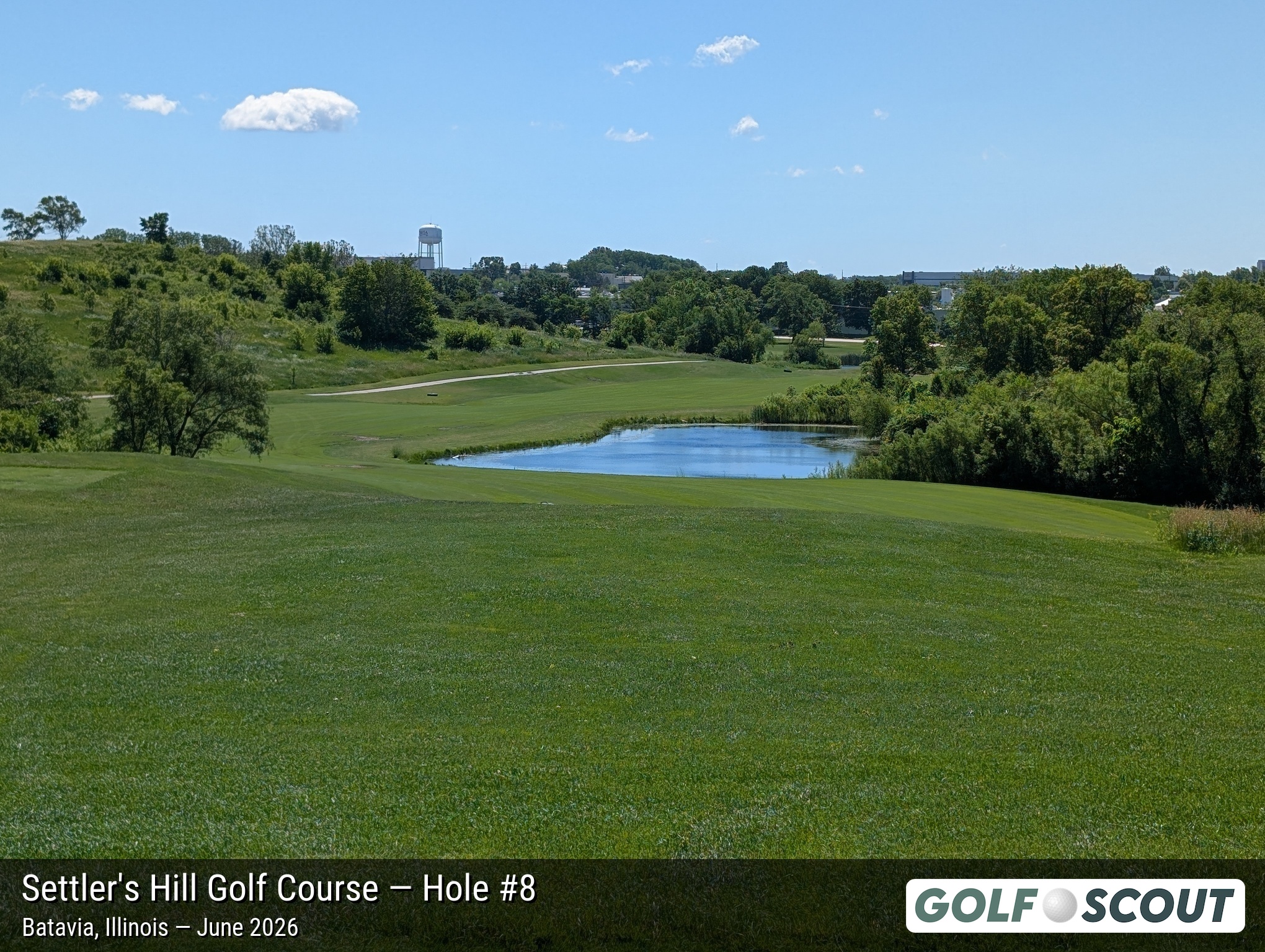 Hole 8 at Settler's Hill Golf Course