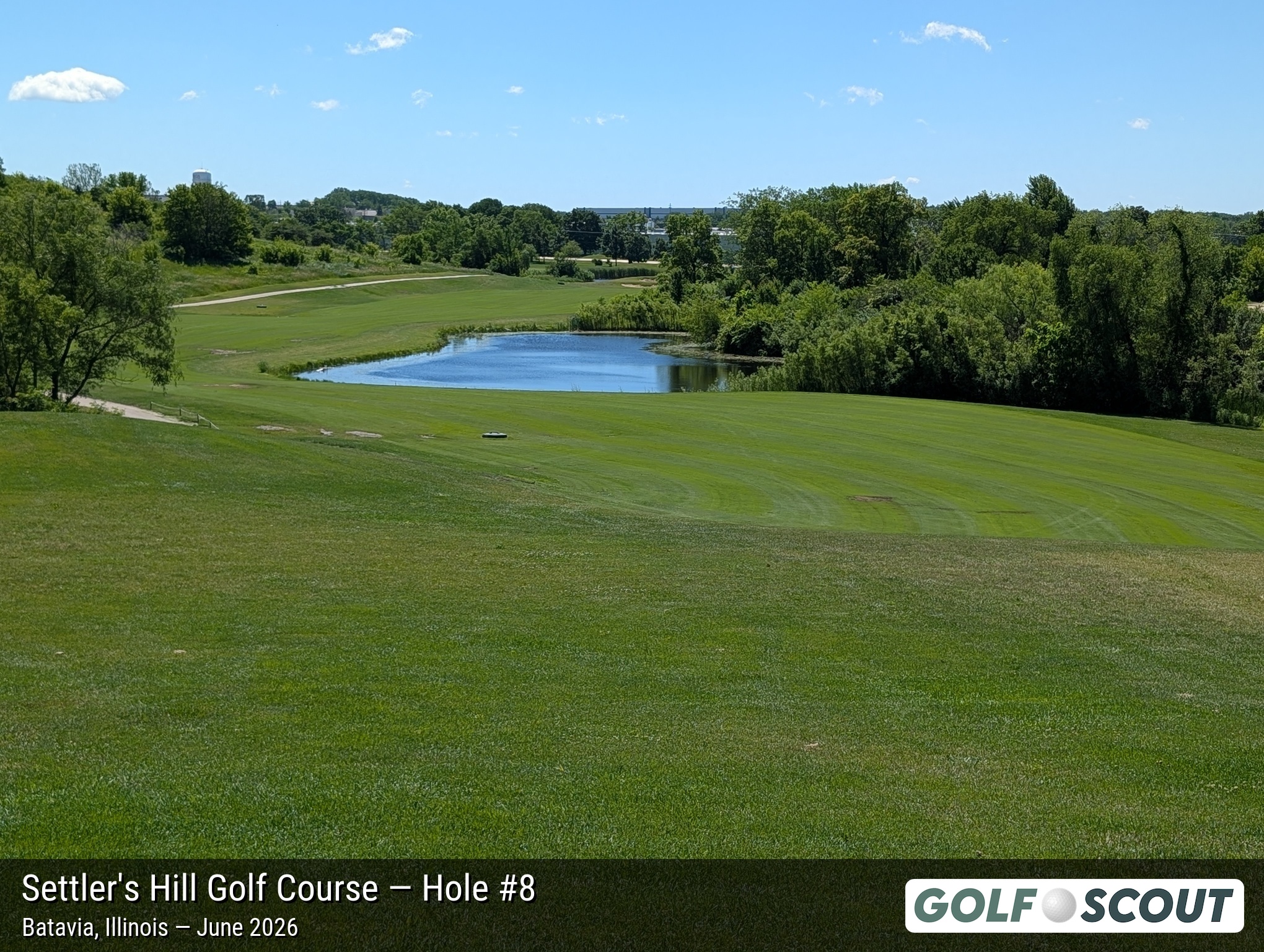 Hole 8 at Settler's Hill Golf Course