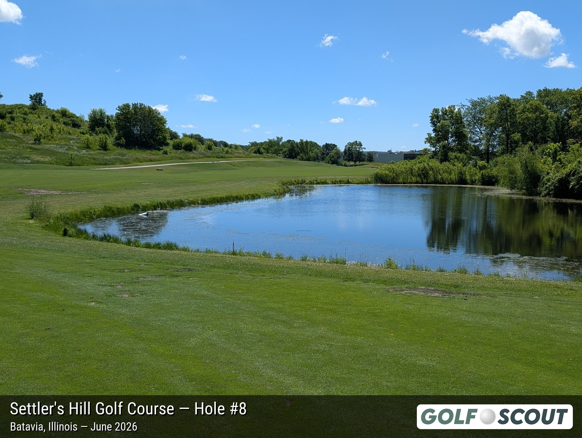 Hole 8 at Settler's Hill Golf Course