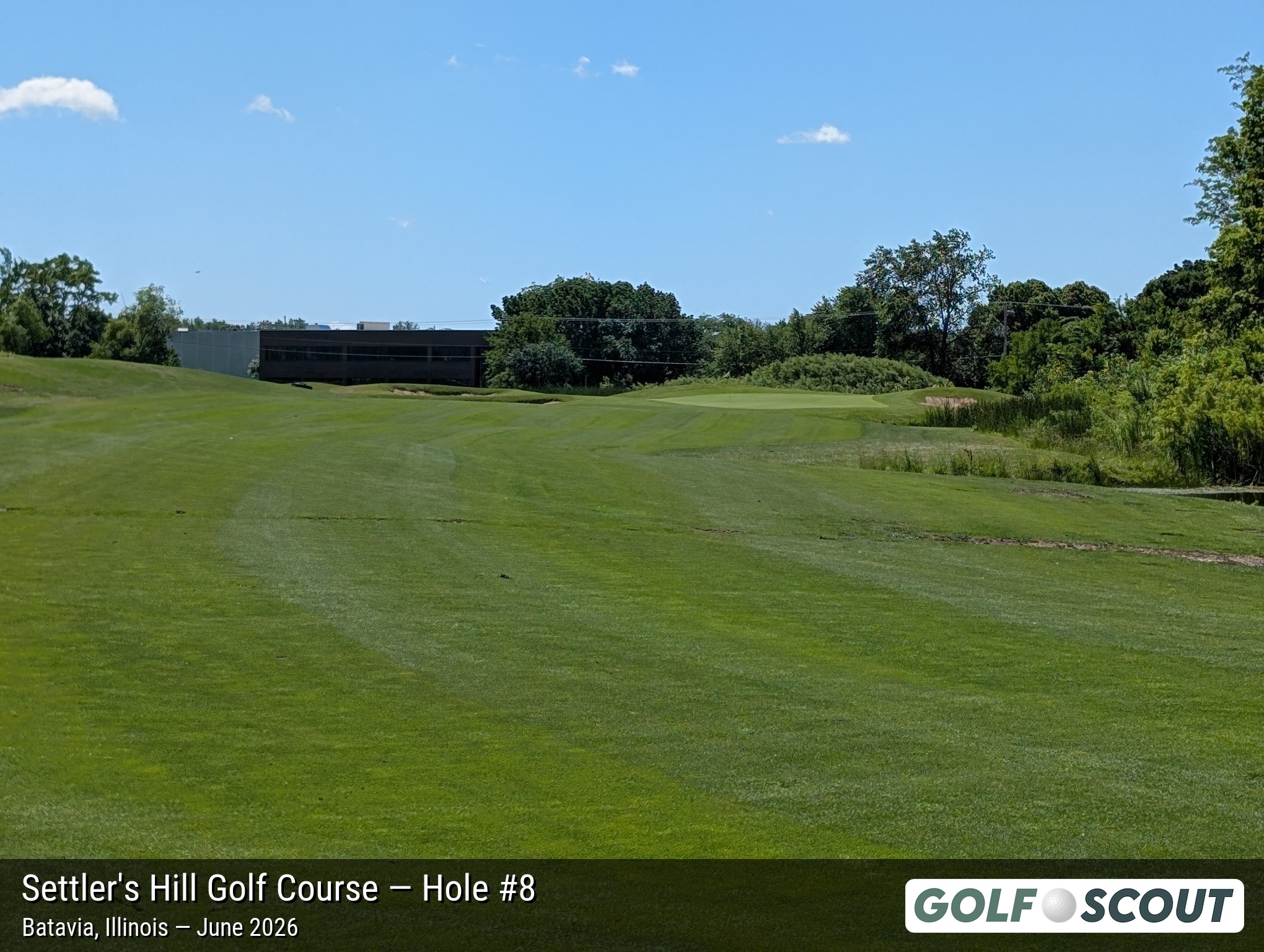 Hole 8 at Settler's Hill Golf Course