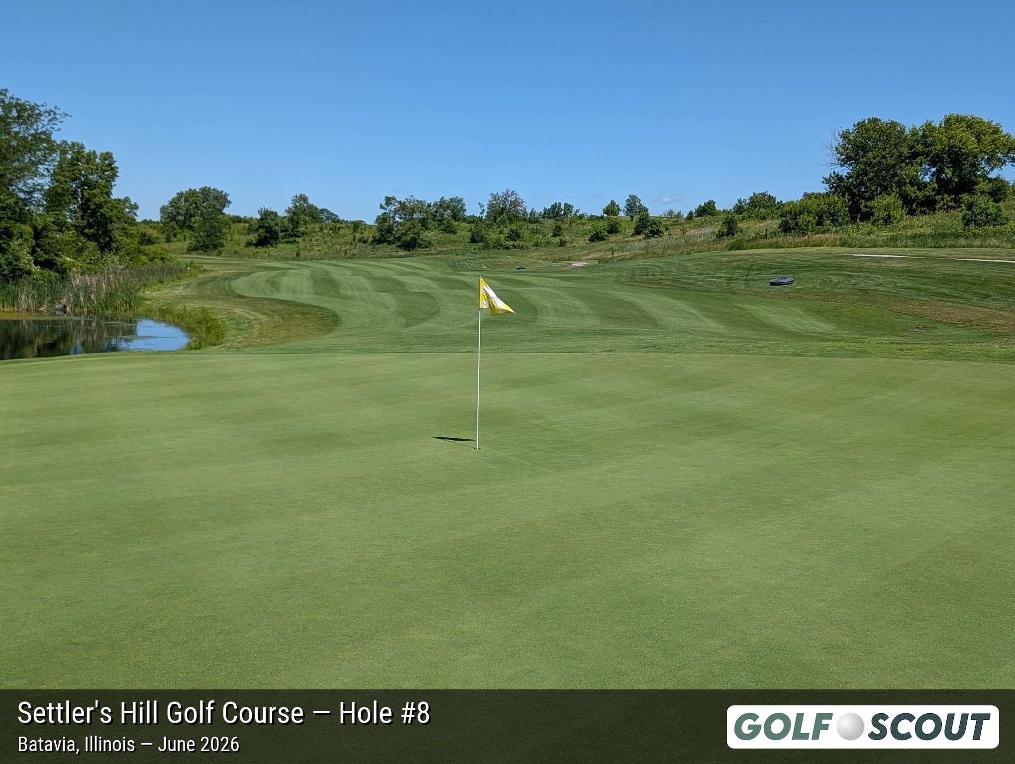 Hole 8 at Settler's Hill Golf Course
