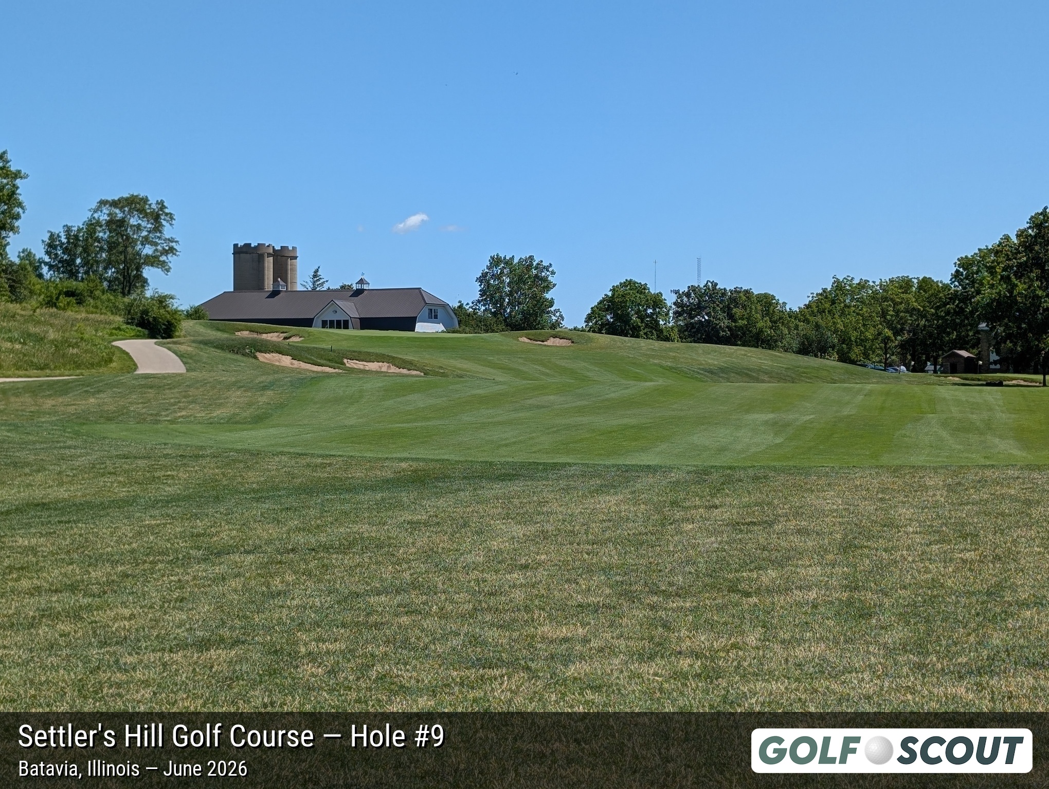 Hole 9 at Settler's Hill Golf Course