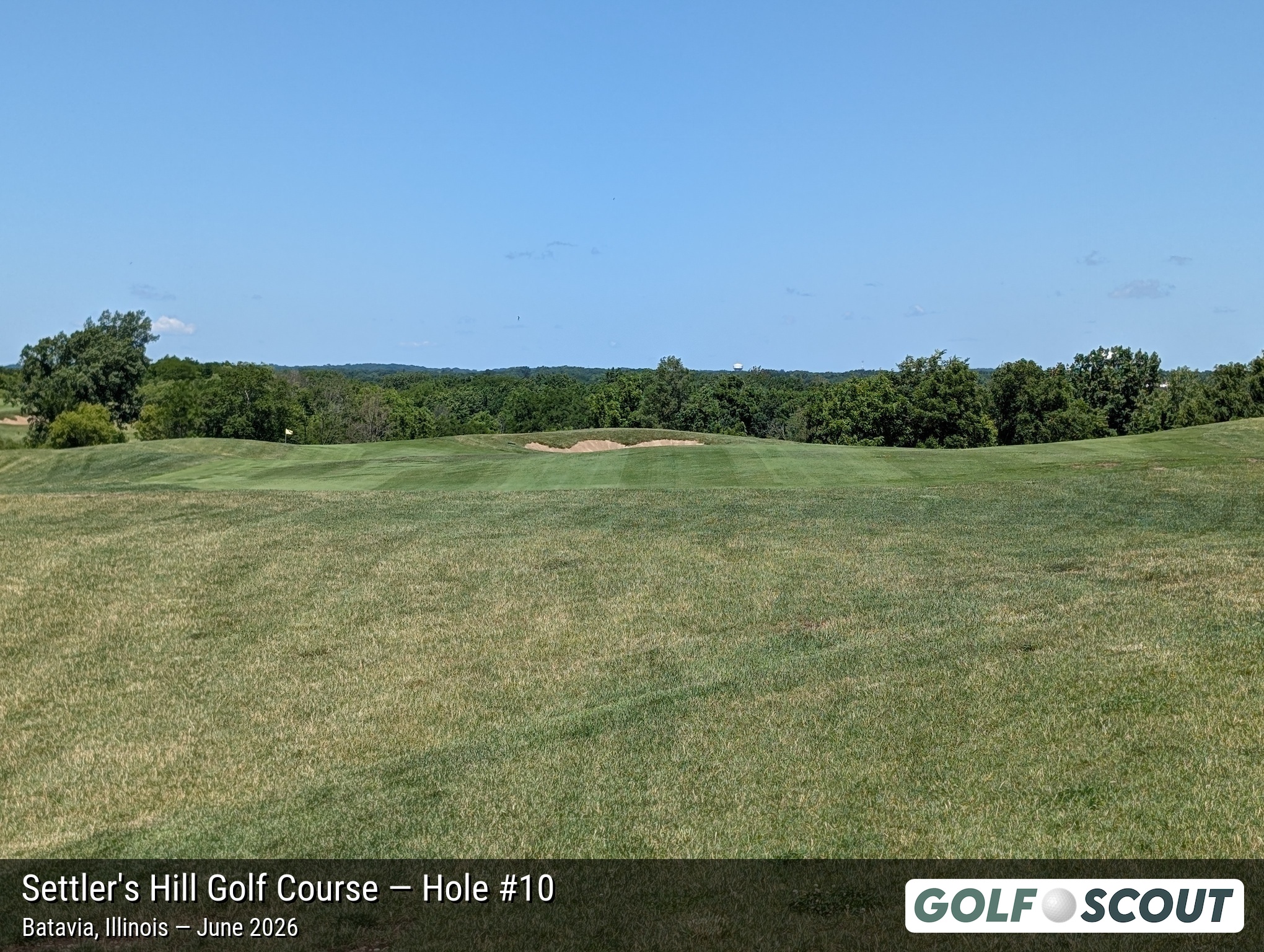 Hole 10 at Settler's Hill Golf Course