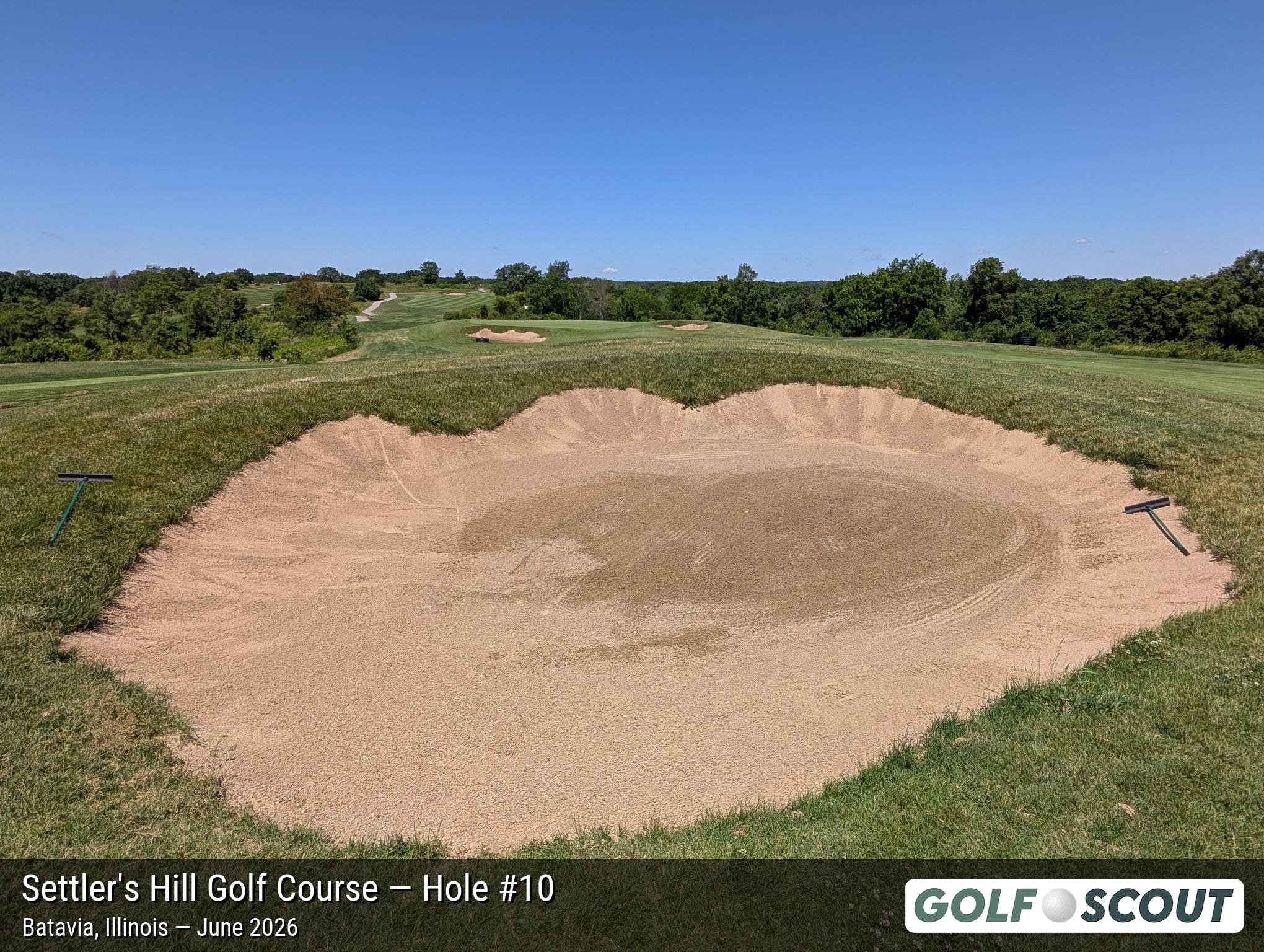 Hole 10 at Settler's Hill Golf Course