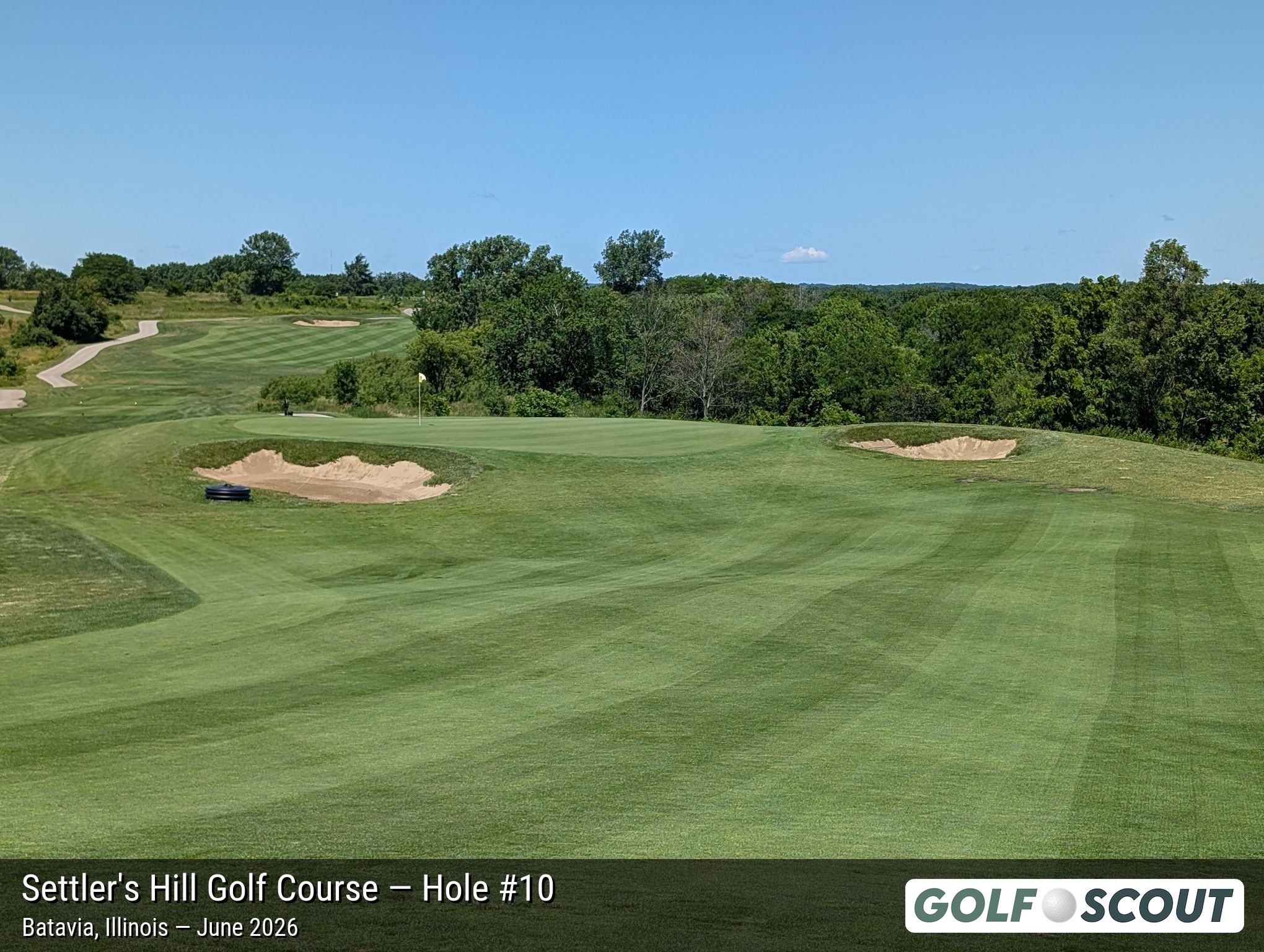 Hole 10 at Settler's Hill Golf Course