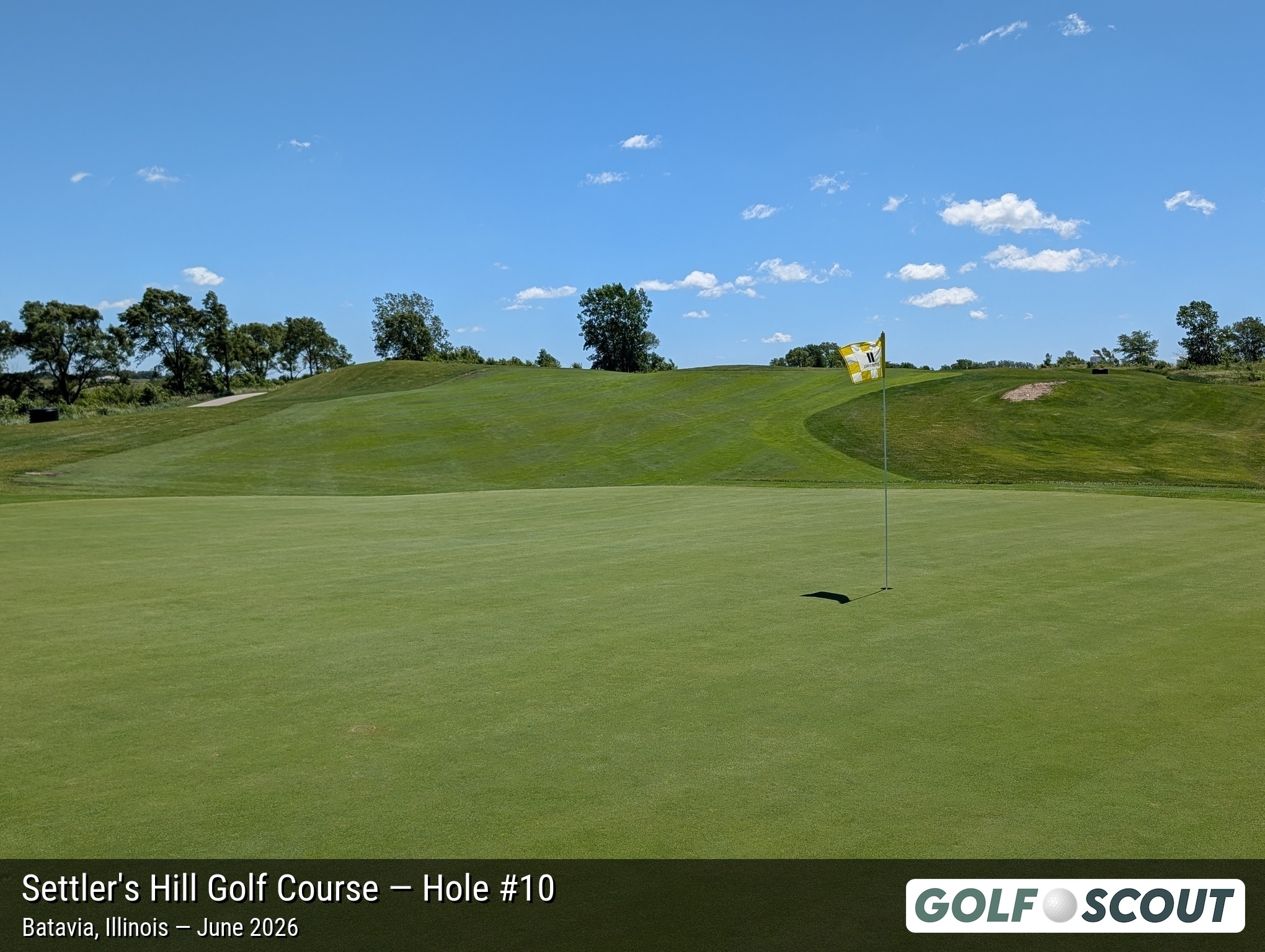 Hole 10 at Settler's Hill Golf Course