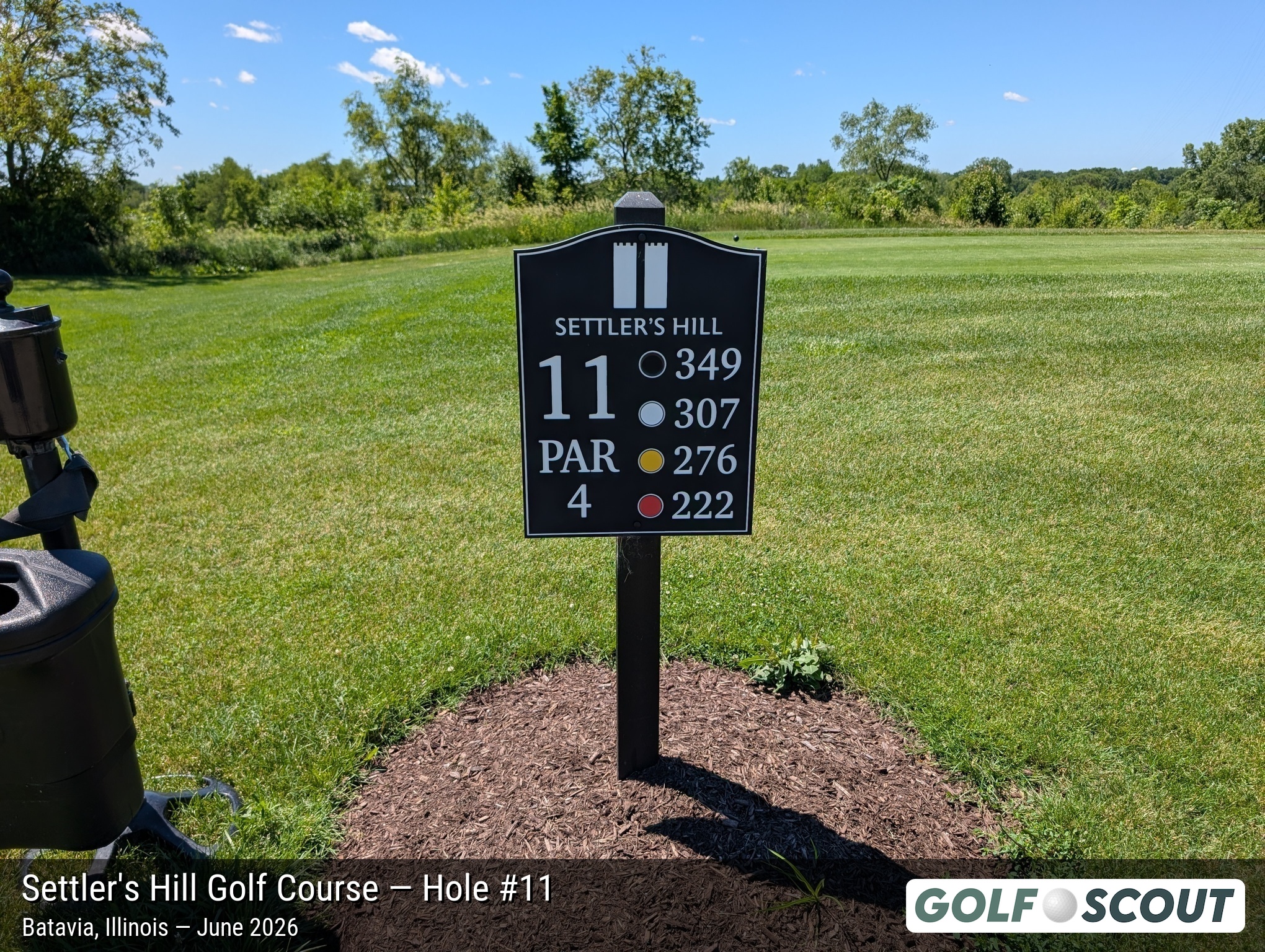 Hole 11 at Settler's Hill Golf Course