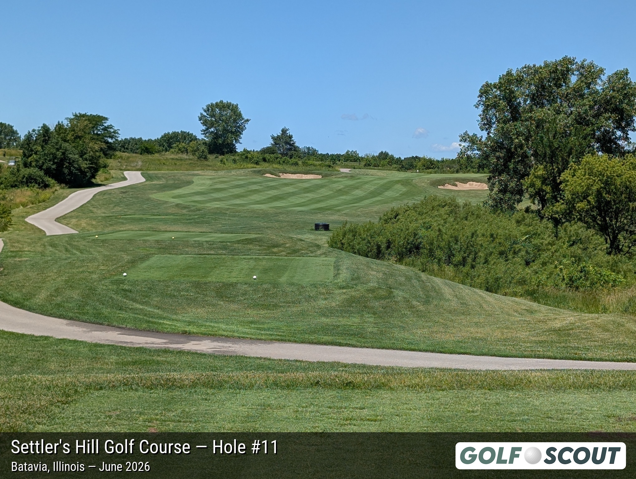 Hole 11 at Settler's Hill Golf Course