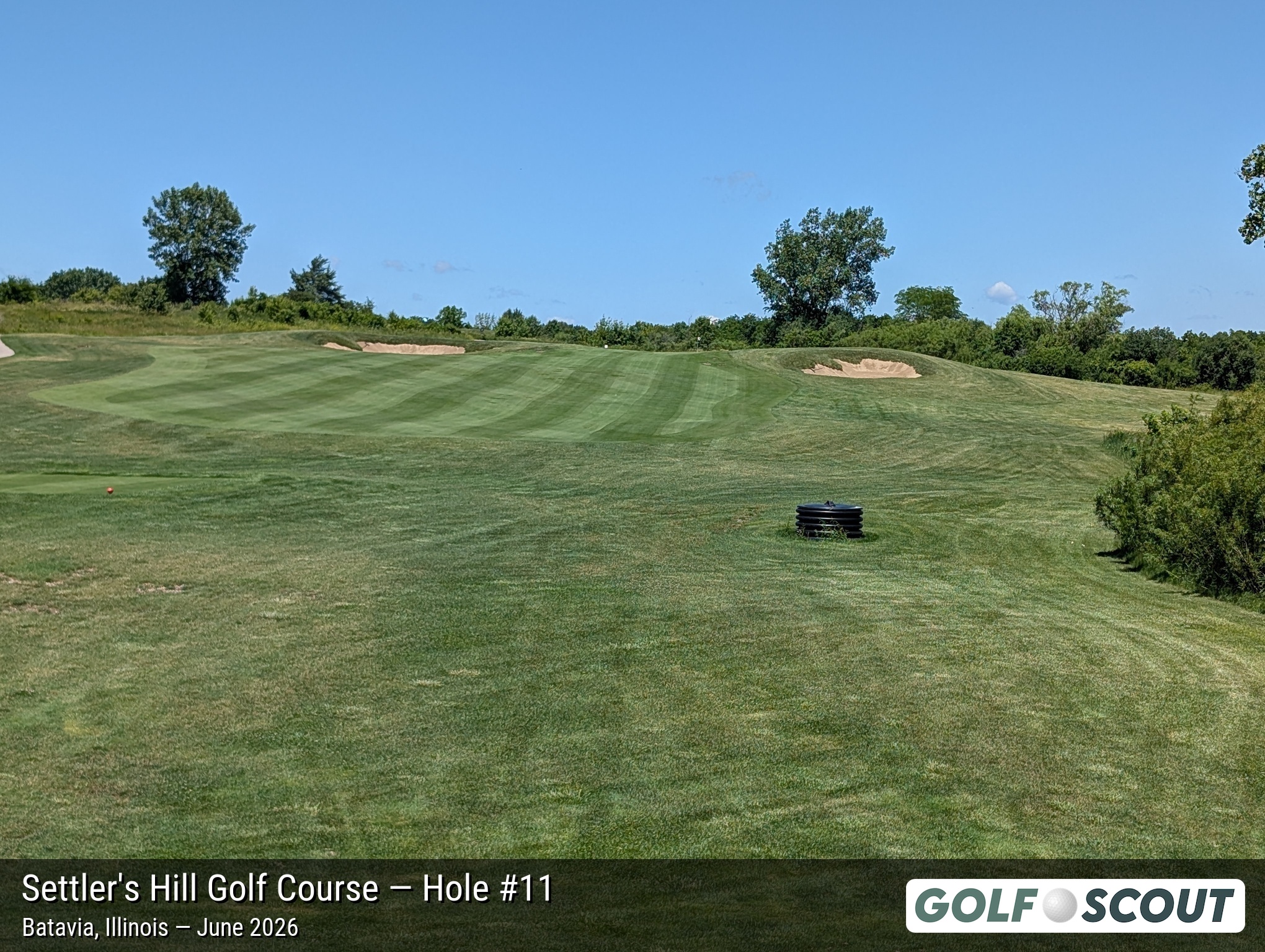 Hole 11 at Settler's Hill Golf Course