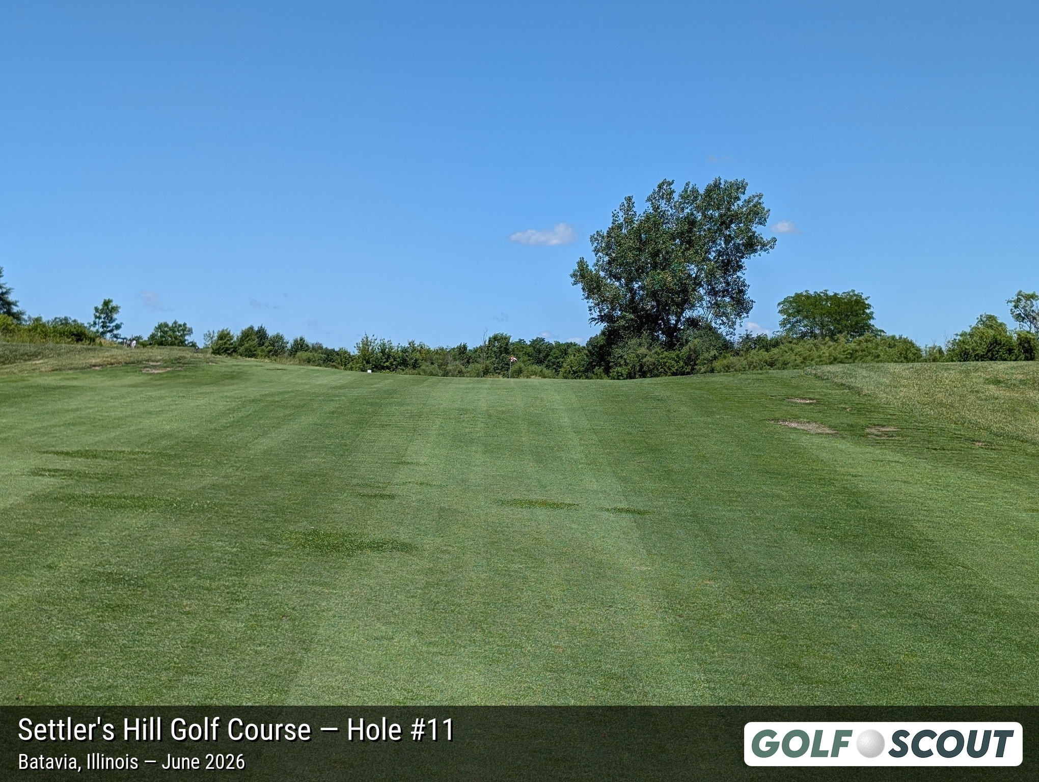 Hole 11 at Settler's Hill Golf Course