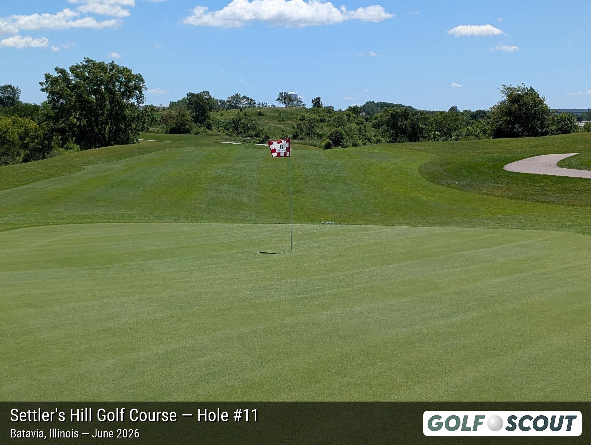 Hole 11 at Settler's Hill Golf Course