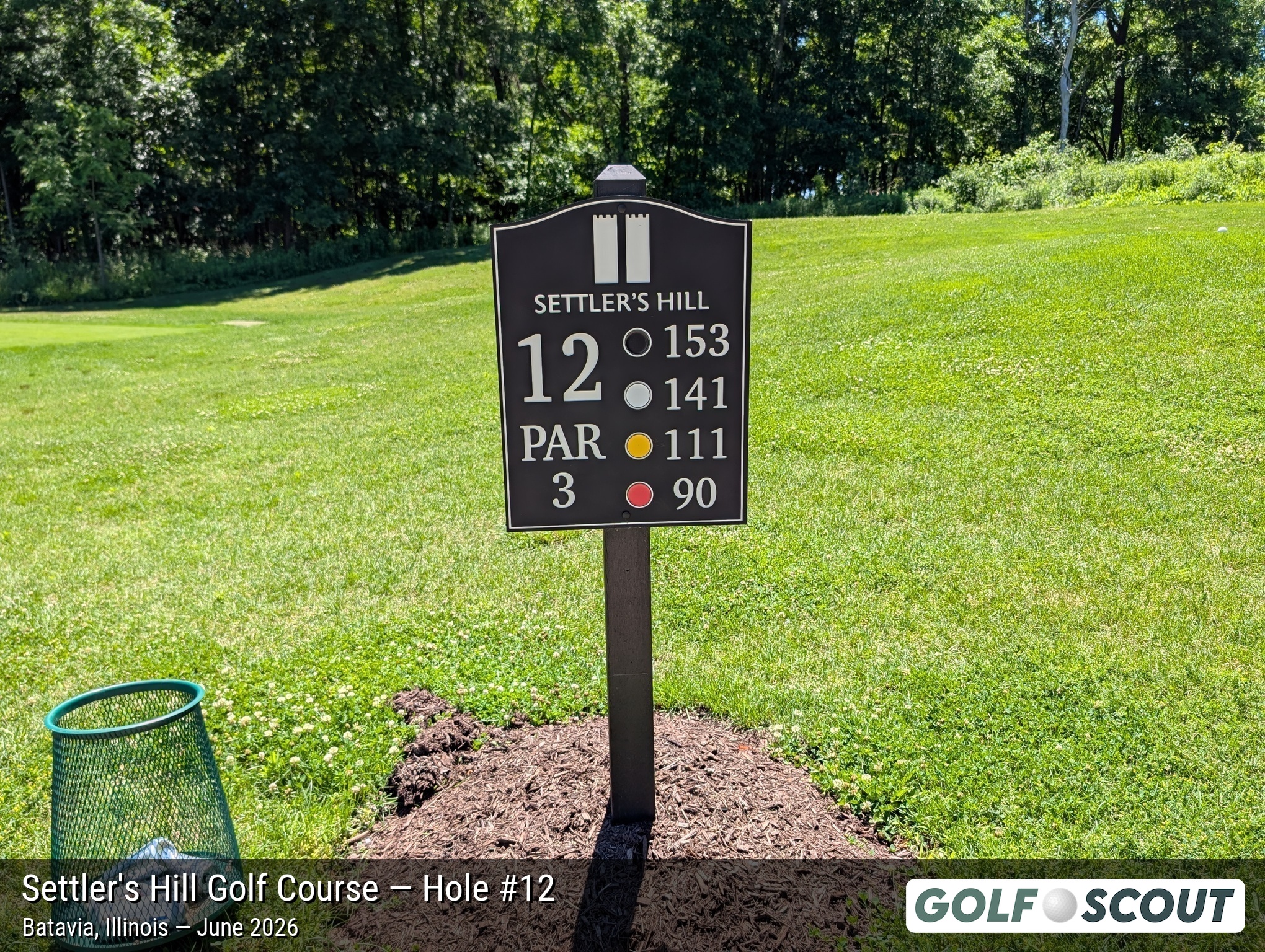 Hole 12 at Settler's Hill Golf Course
