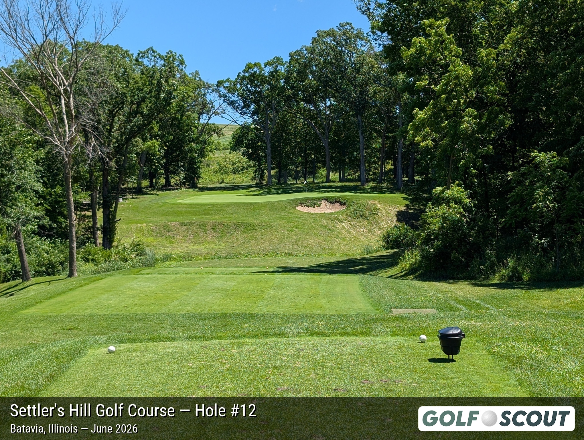 Hole 12 at Settler's Hill Golf Course