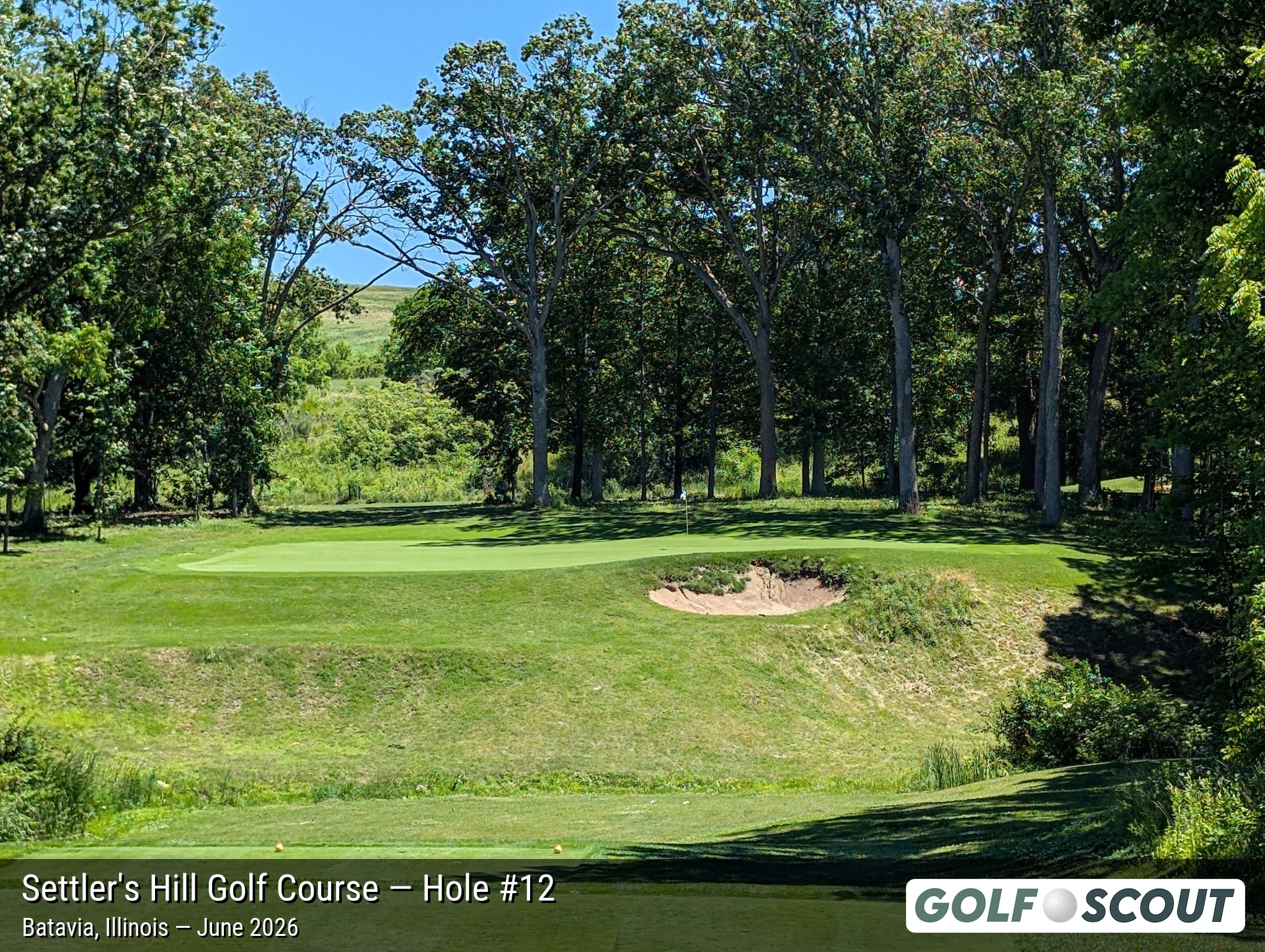 Hole 12 at Settler's Hill Golf Course