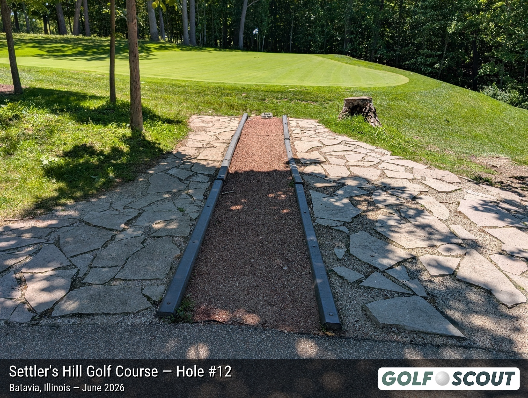 Hole 12 at Settler's Hill Golf Course