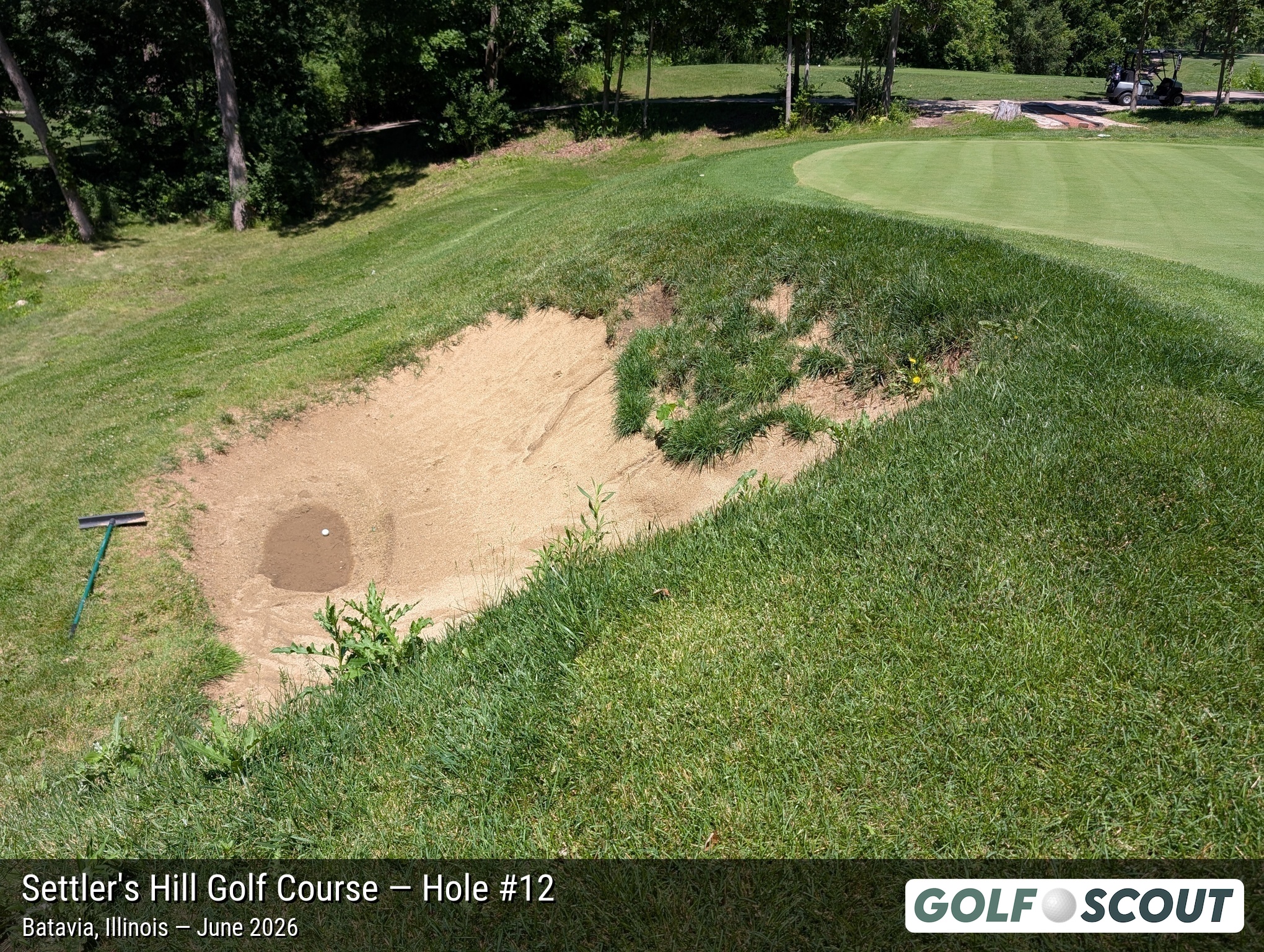 Hole 12 at Settler's Hill Golf Course