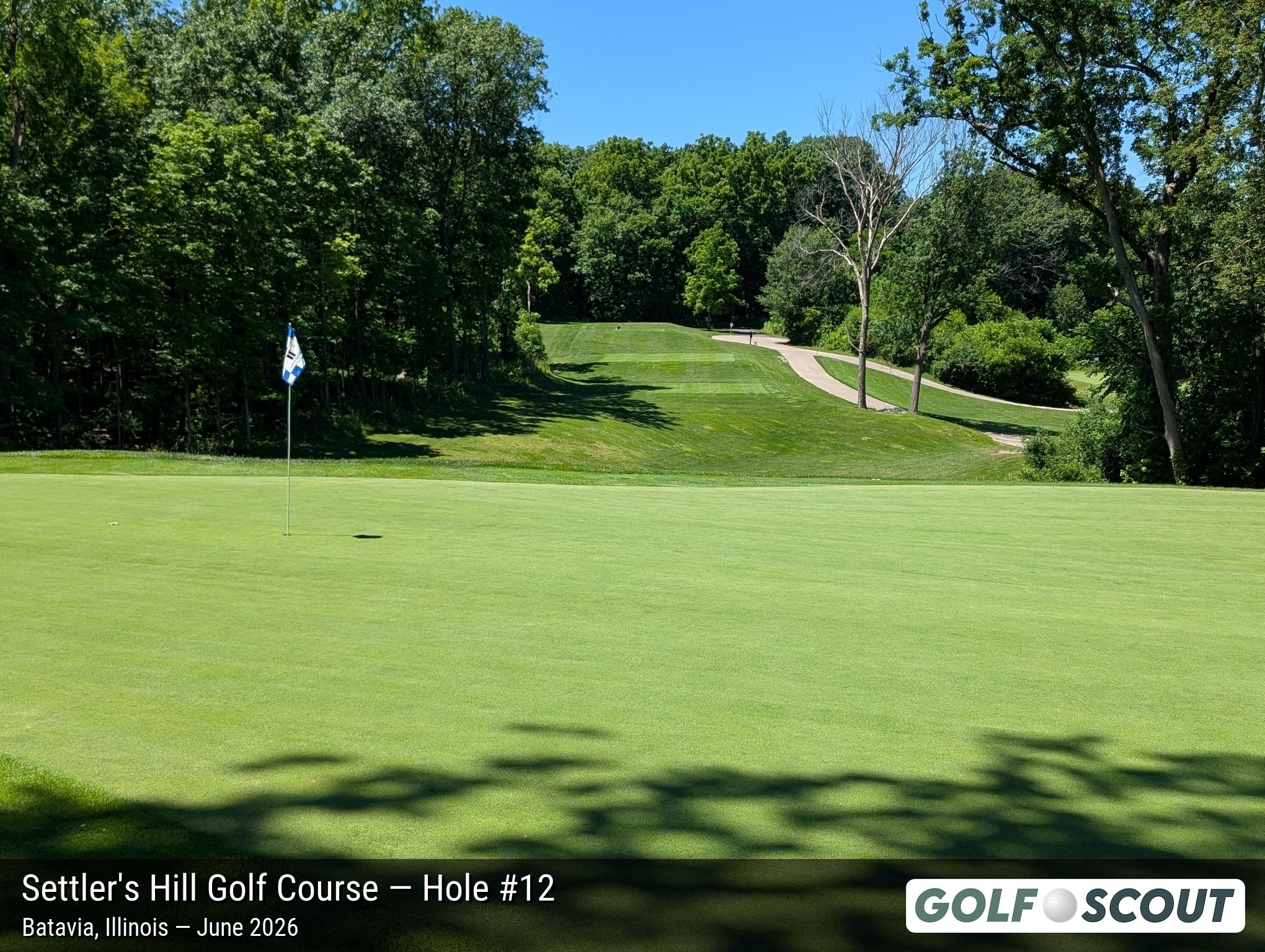 Hole 12 at Settler's Hill Golf Course
