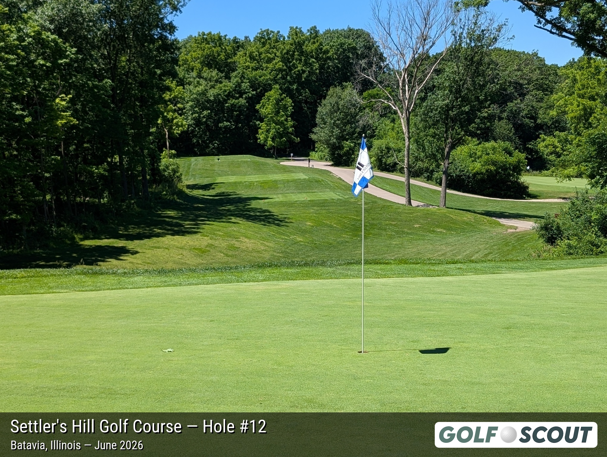 Hole 12 at Settler's Hill Golf Course