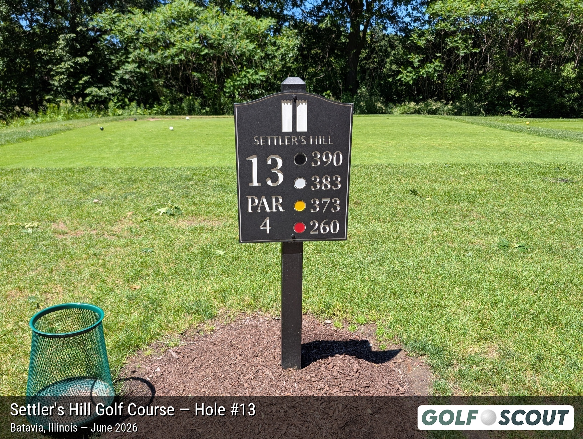 Hole 13 at Settler's Hill Golf Course