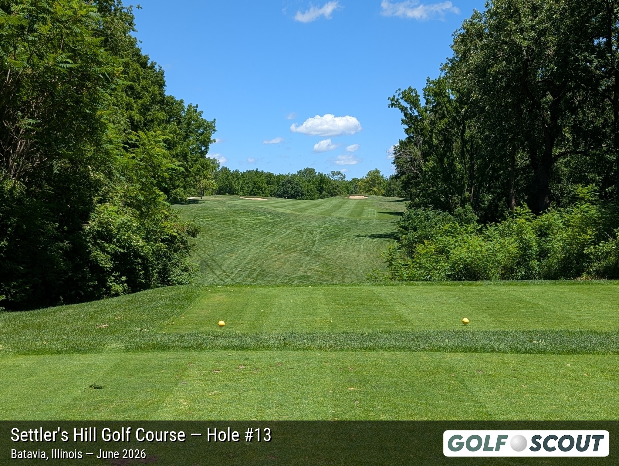 Hole 13 at Settler's Hill Golf Course